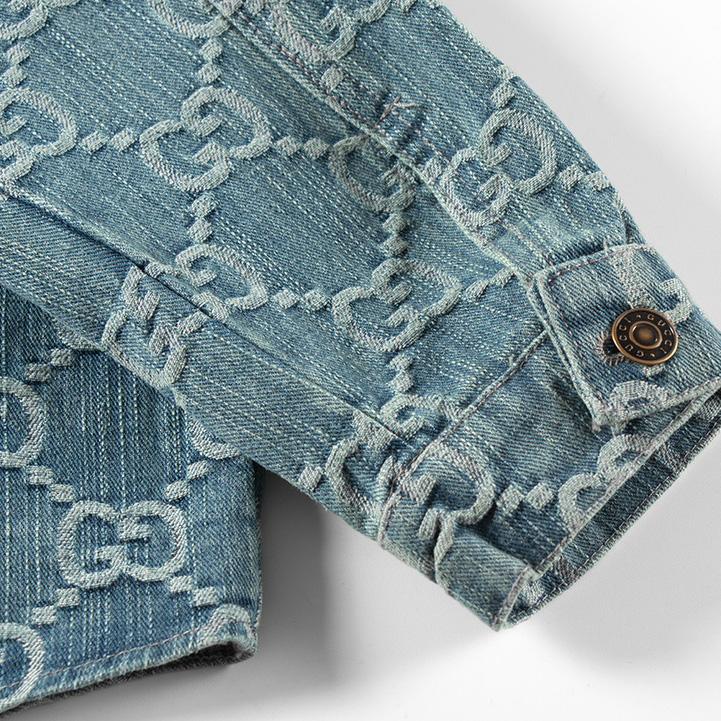 Gucci GG Monogram Denim Shirt - DesignerGu