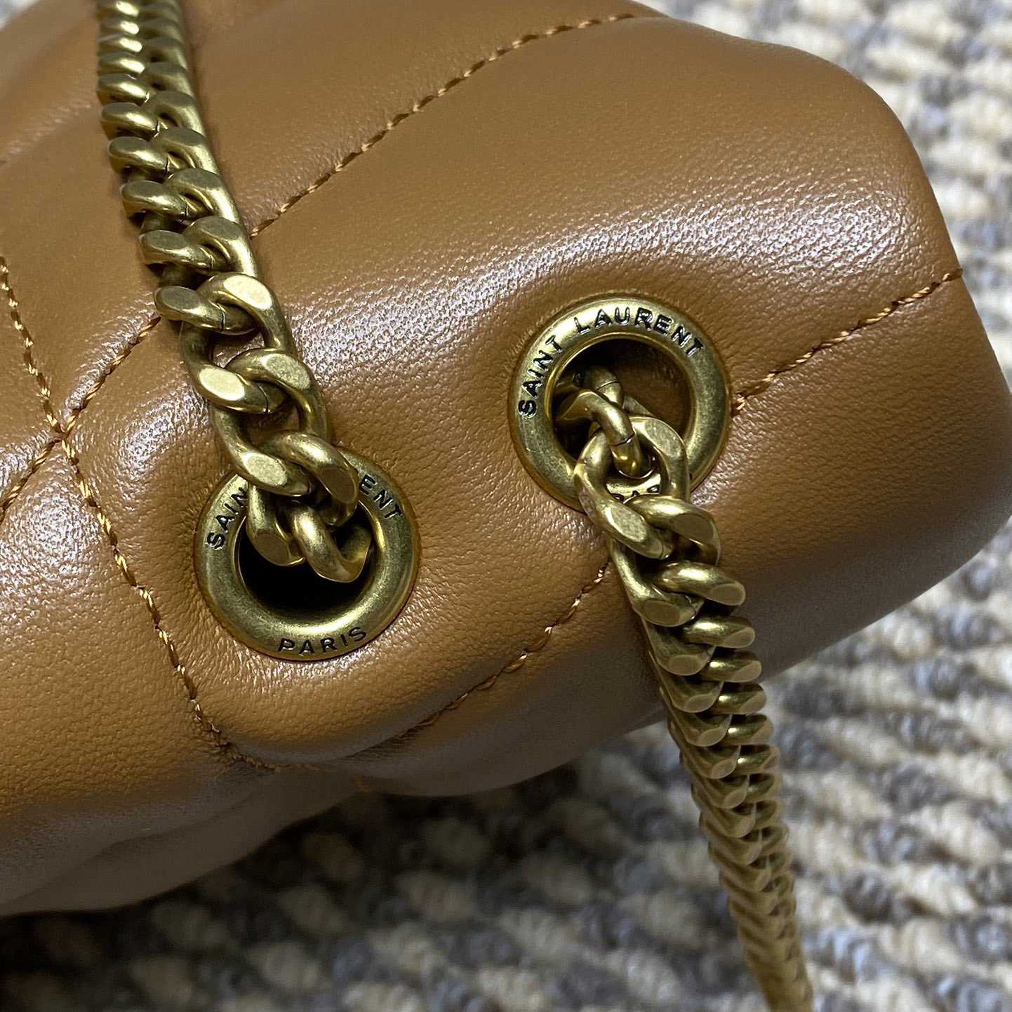 Saint Laurent Toy Puffer In Nappa Leather - DesignerGu