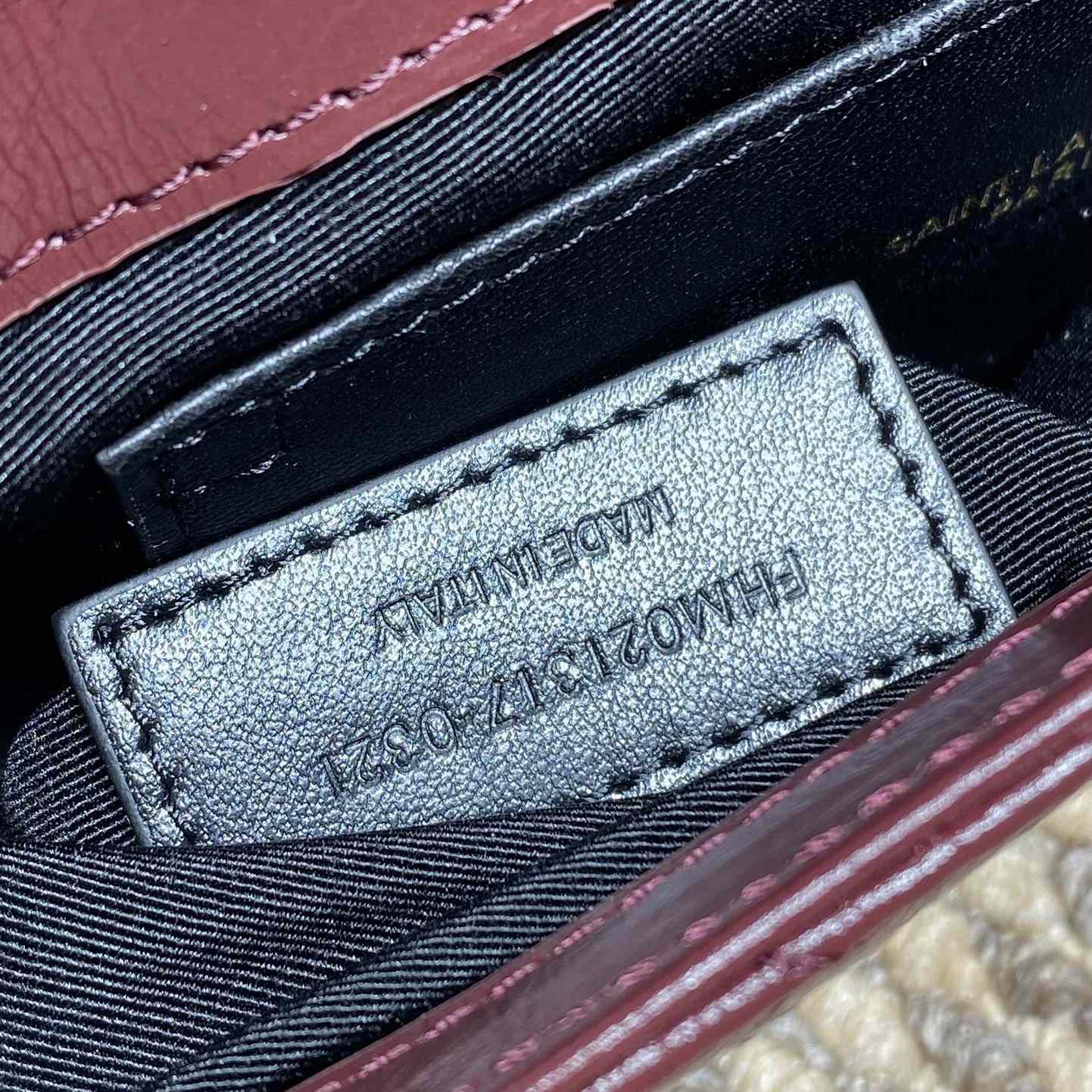 Saint Laurent College Mini In Shiny Leather - DesignerGu