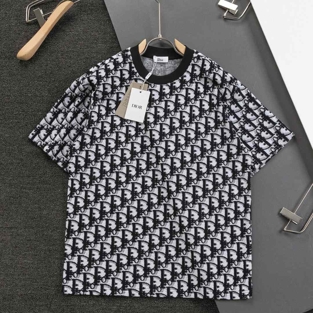 Dior Oblique T-Shirt, Relaxed Fit  - DesignerGu
