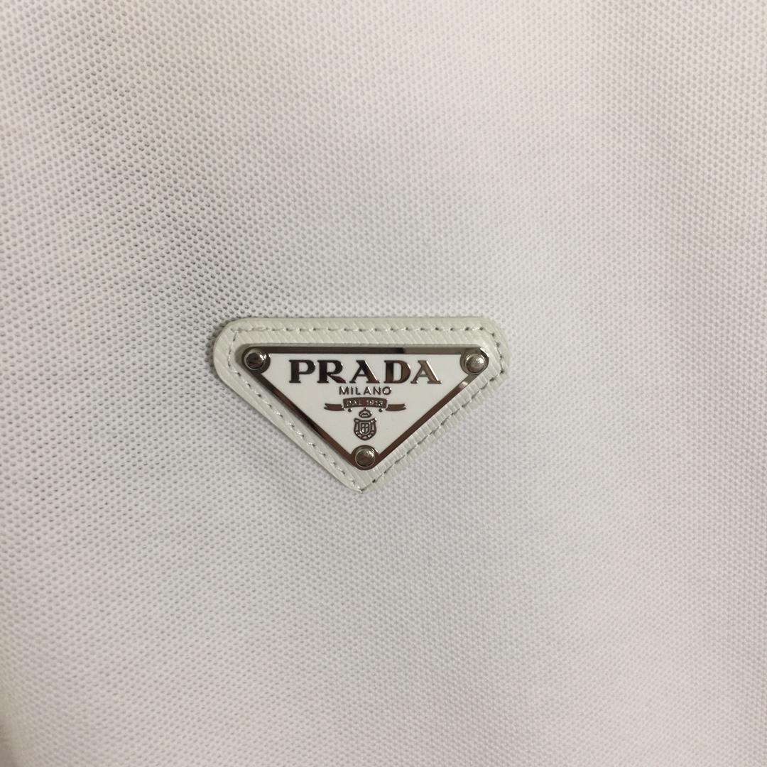 Prada Piqué Polo Shirt - DesignerGu