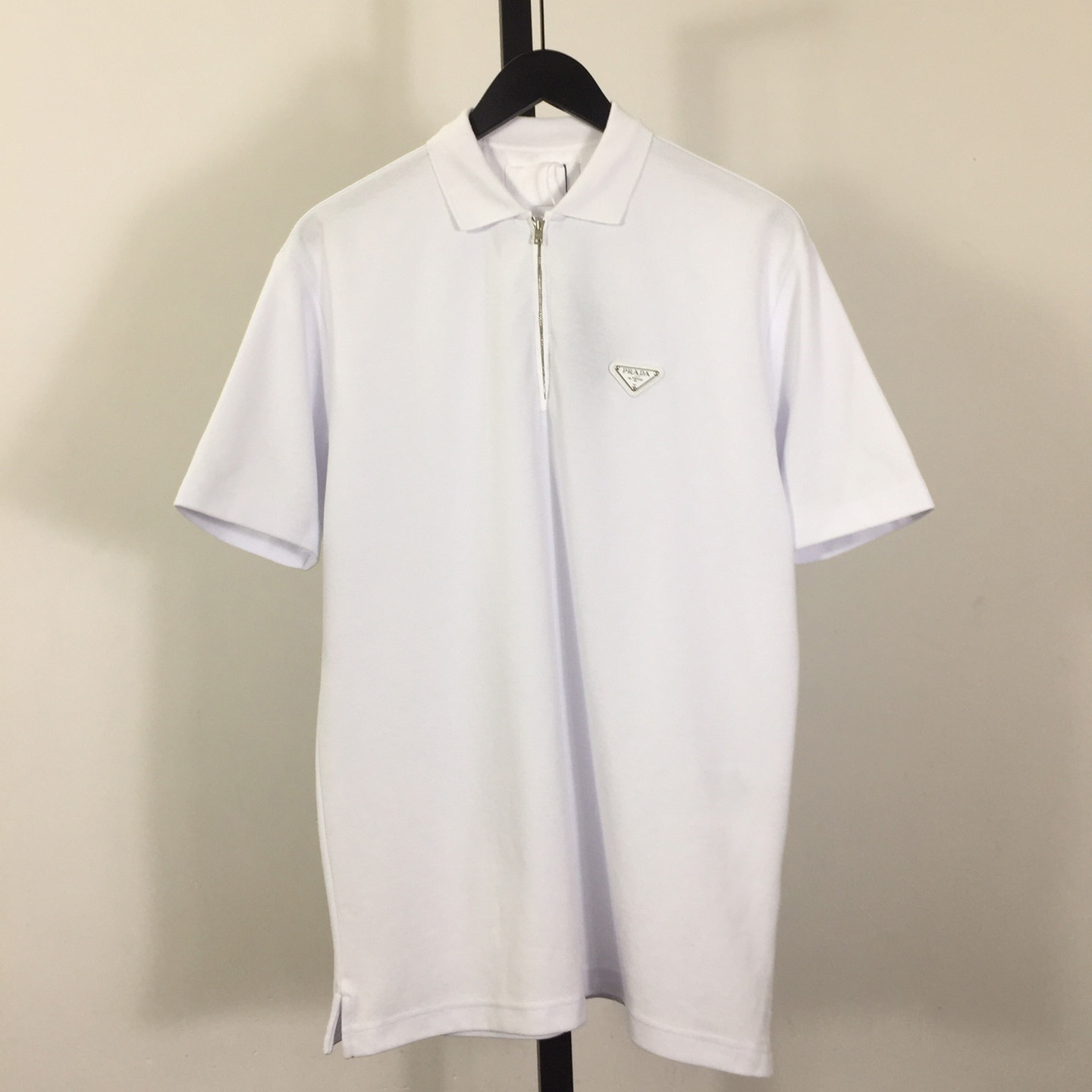 Prada Piqué Polo Shirt - DesignerGu