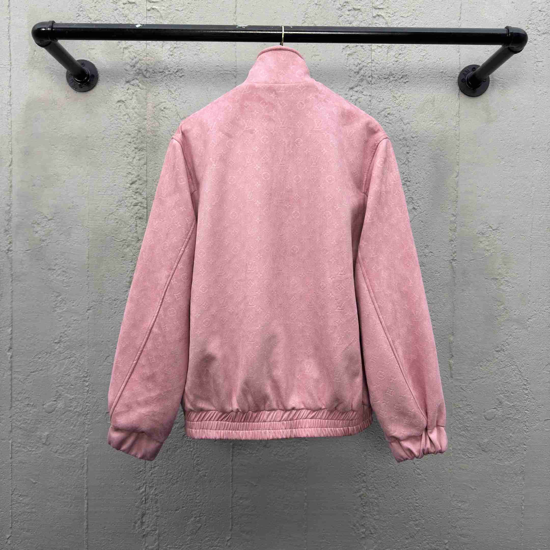 Louis Vuitton Monogram Debossed Leather Tracksuit Jacket   1AHBU4 - DesignerGu