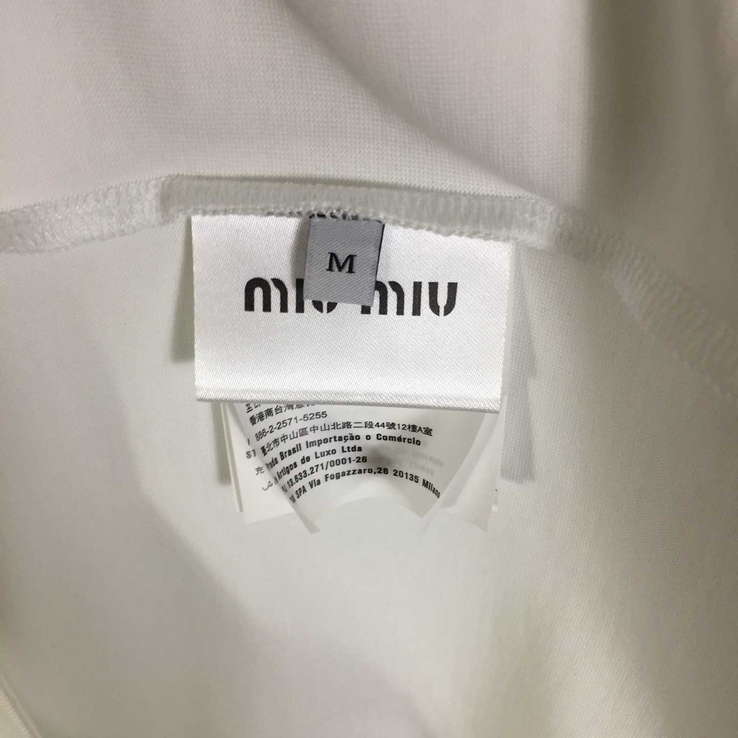 Miu Miu Logo T-shirt - DesignerGu