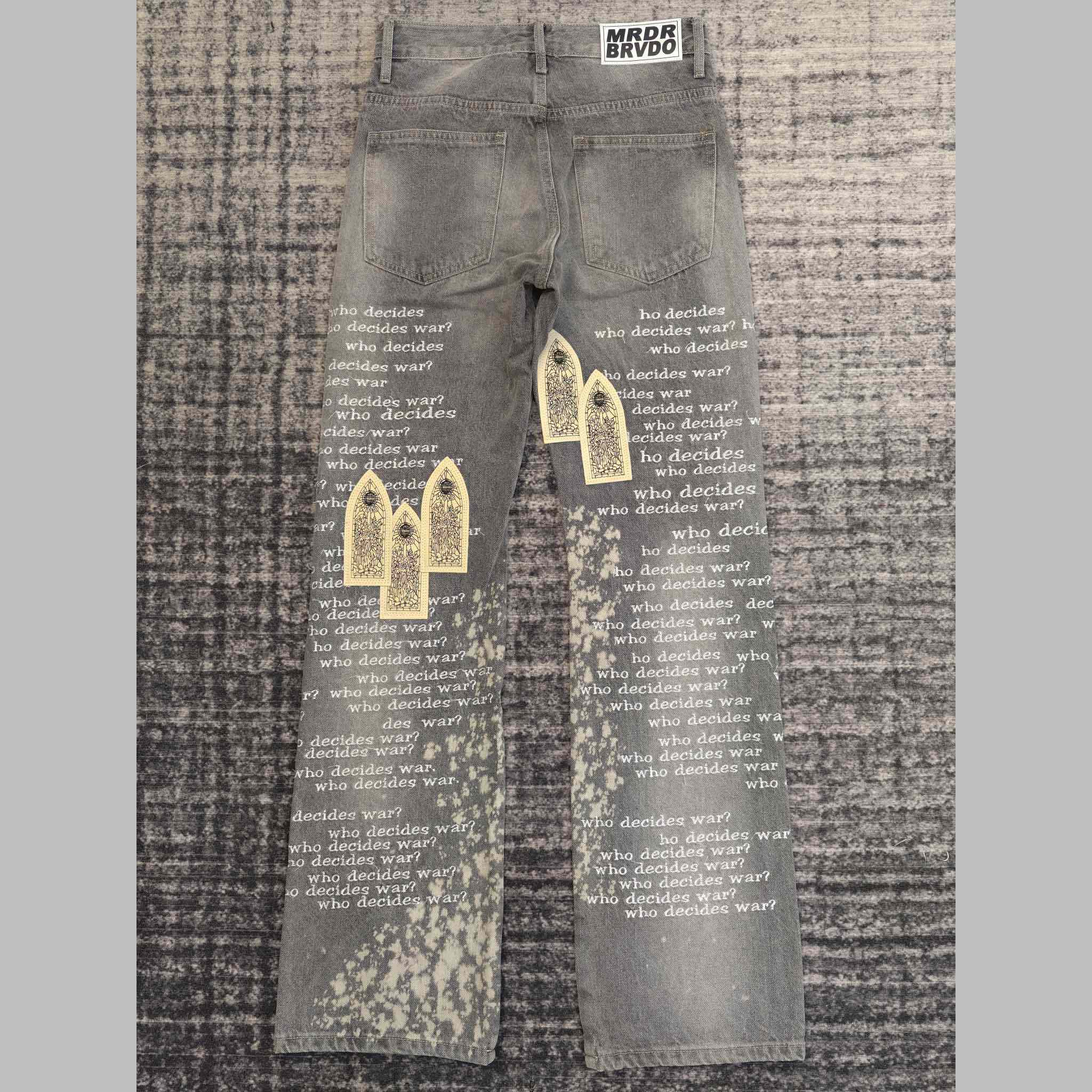 Who Decides War Techno Denim Jeans   703 - DesignerGu