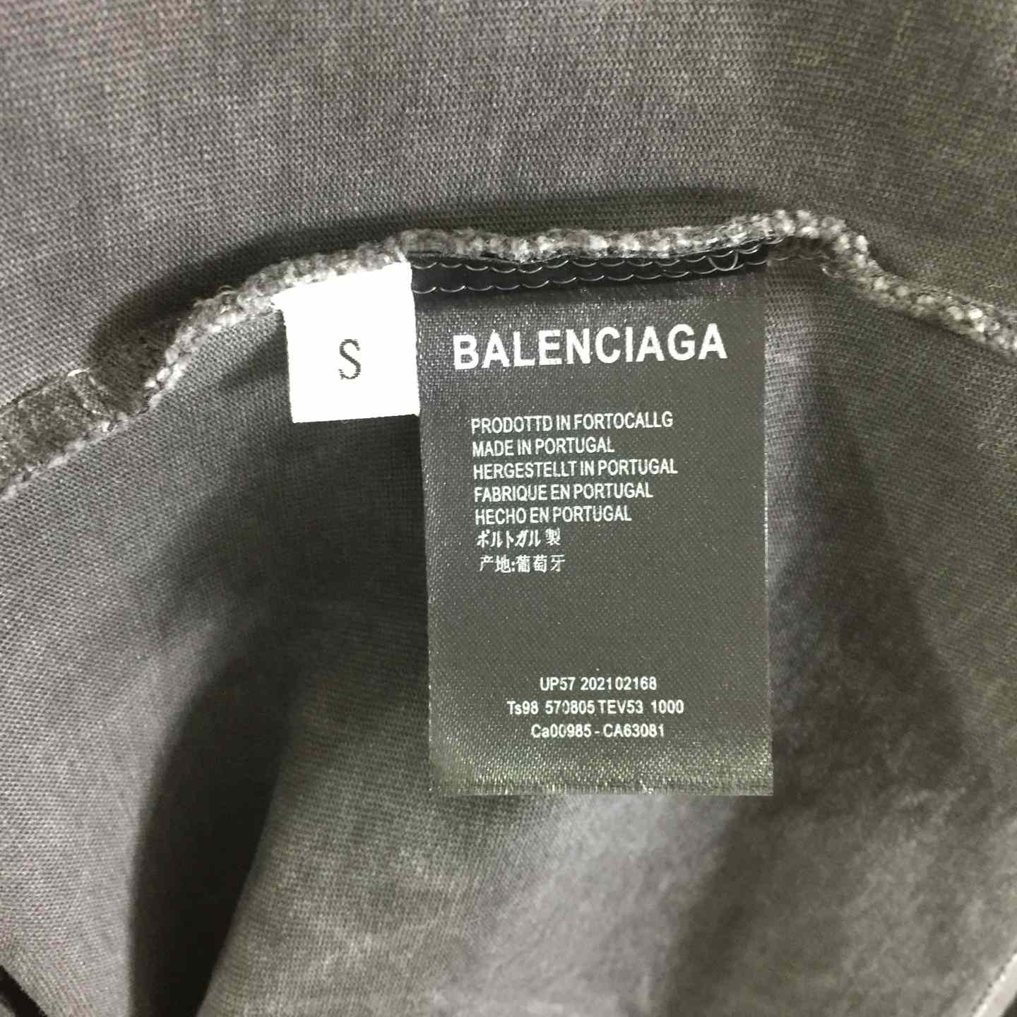 Balenciaga Cotton T-Shirt     - DesignerGu