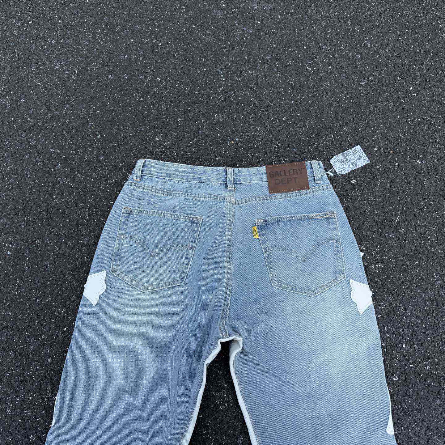 Chrome Hearts x Gallery Dept Cross Patch Flare Denim Jean - DesignerGu