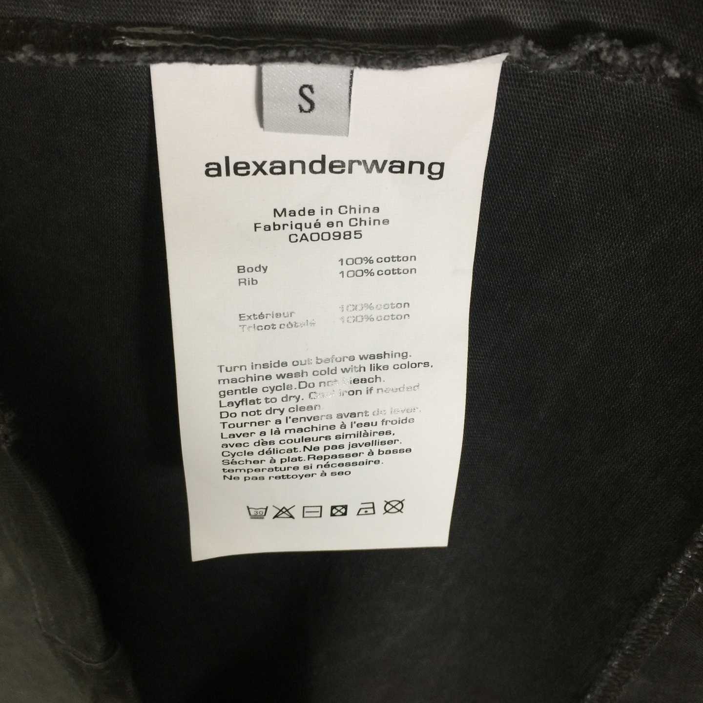 Alexander Wang Cotton T-Shirt     - DesignerGu