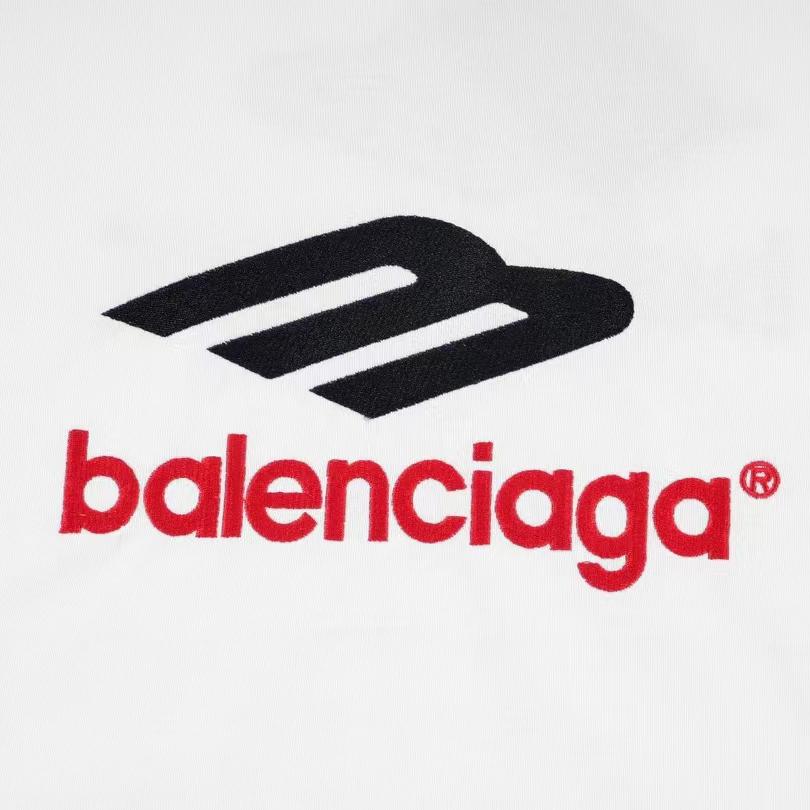 Balenciaga 3B Sports Icon T-Shirt Medium Fit In White - DesignerGu