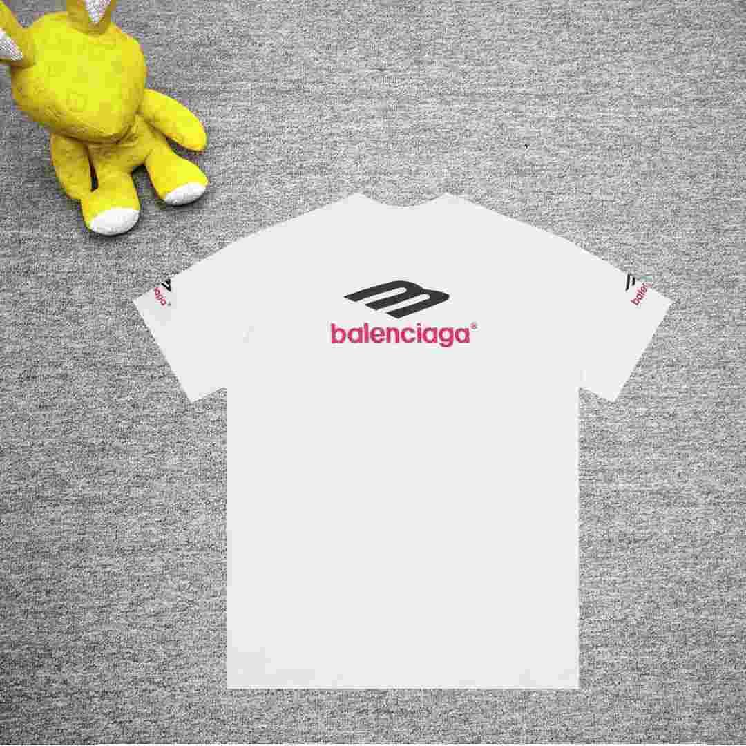 Balenciaga 3B Sports Icon T-Shirt Medium Fit In White - DesignerGu