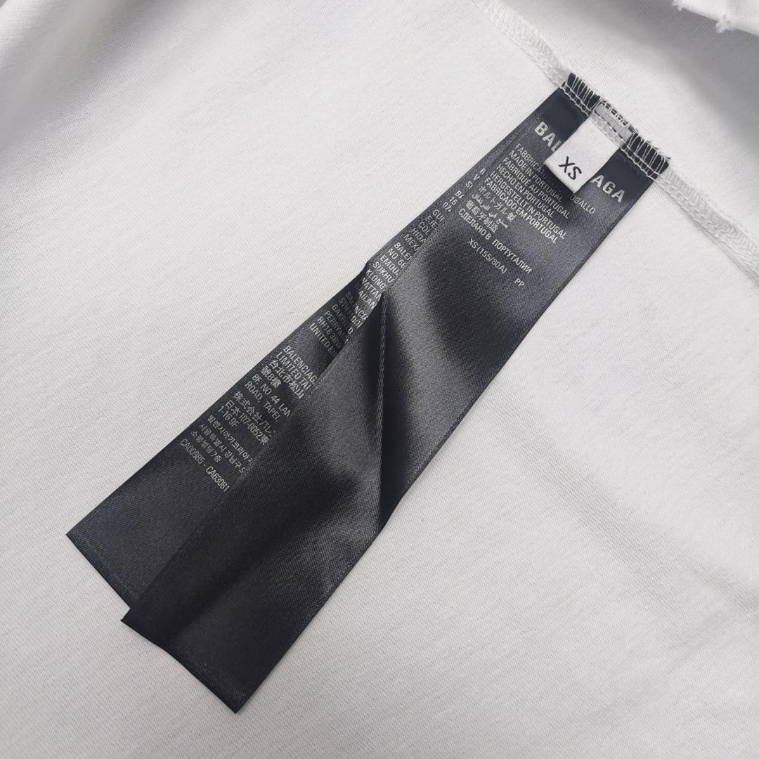Balenciaga 3B Sports Icon T-Shirt Medium Fit In White - DesignerGu