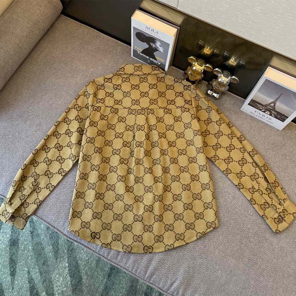 Gucci Maxi GG canvas shirt - 