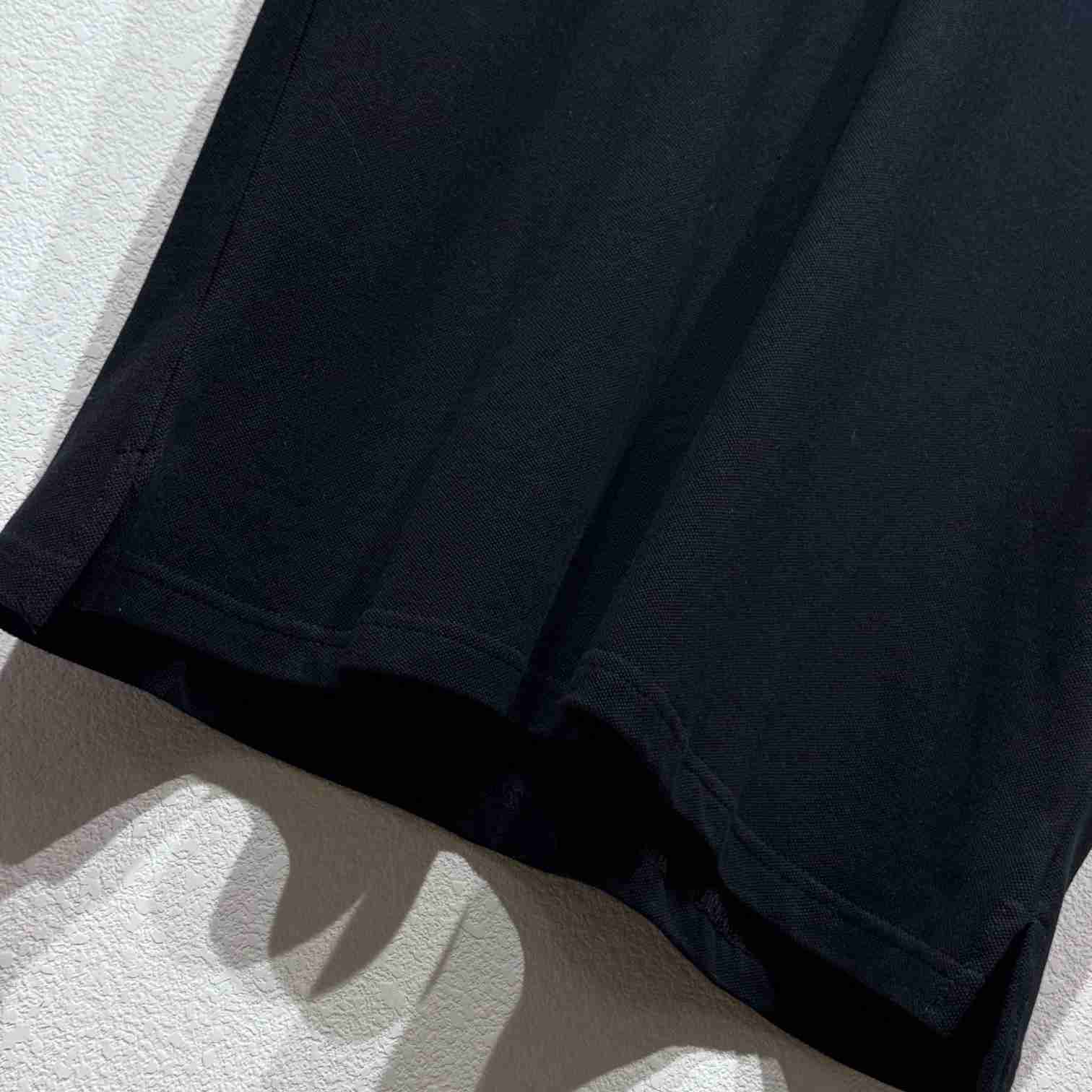 Saint Laurent Cassandre Polo Shirt In Striped Pique - DesignerGu
