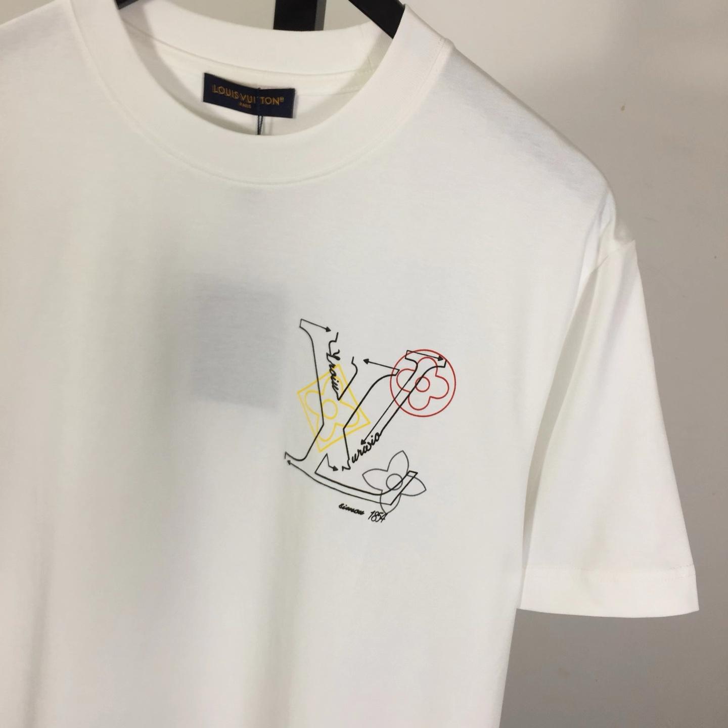 Louis Vuitton Cotton T-Shirt     - DesignerGu