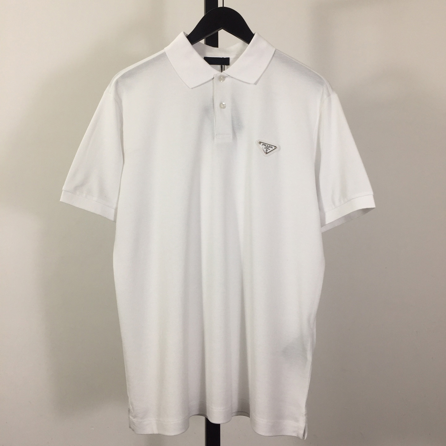Prada Logo Cotton Polo Shirt - DesignerGu