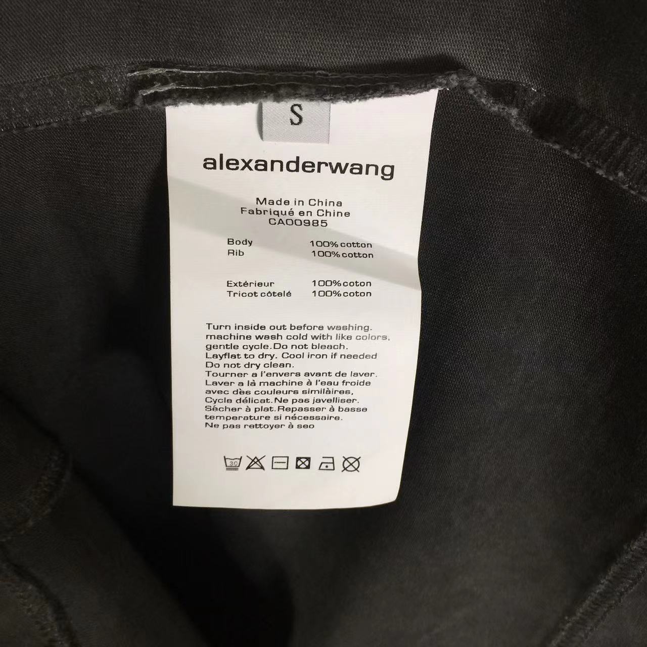 Alexander Wang Cotton T-Shirt     - DesignerGu