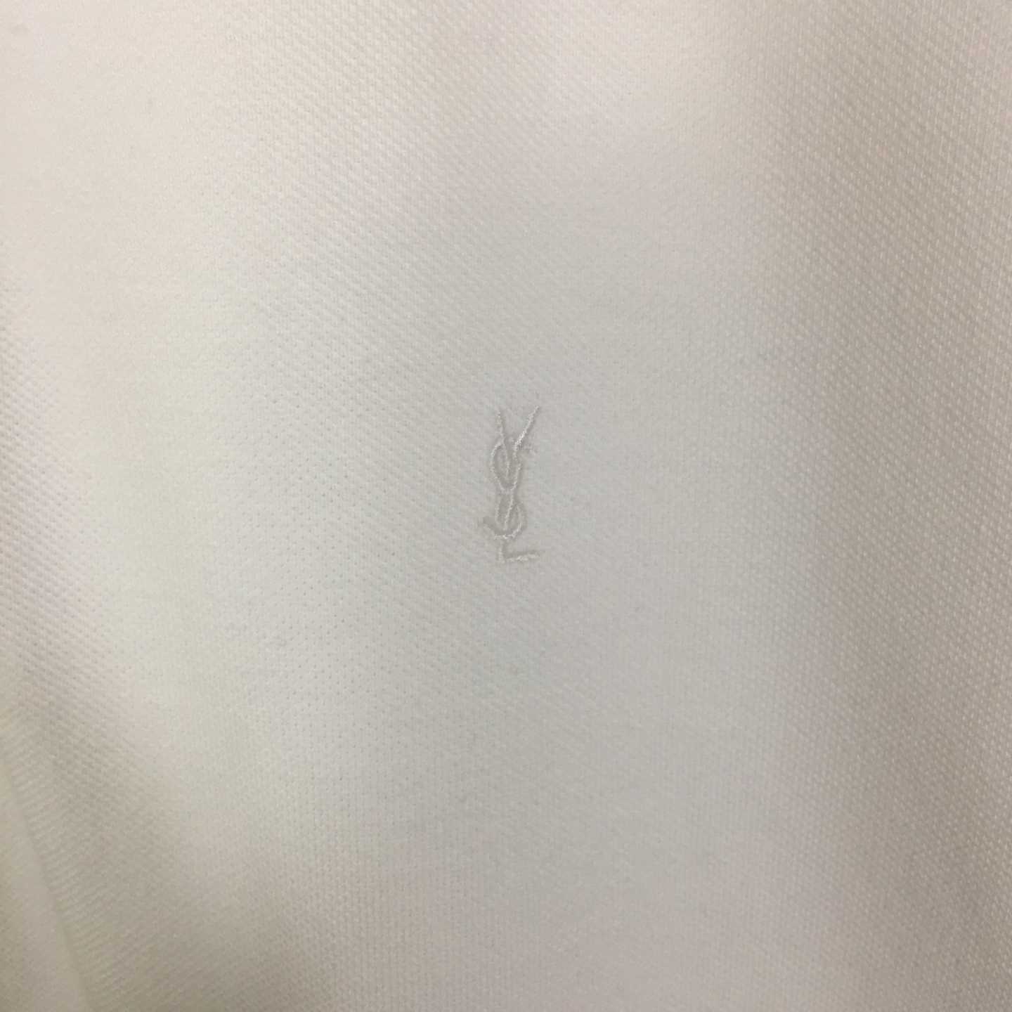Saint Laurent Wool Knit Polo Top  - DesignerGu