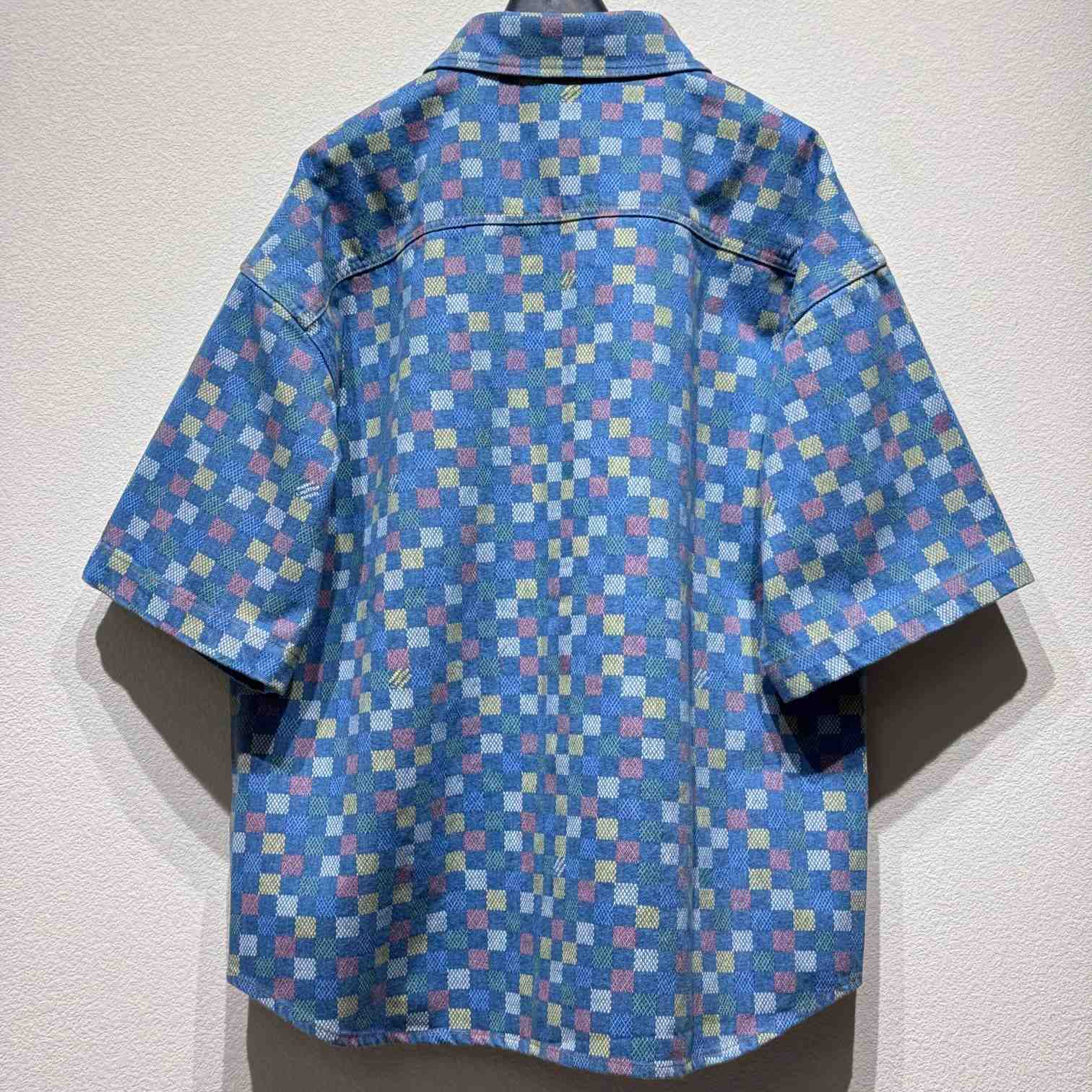 Louis Vuitton Damier Short-Sleeved Shirt  - DesignerGu