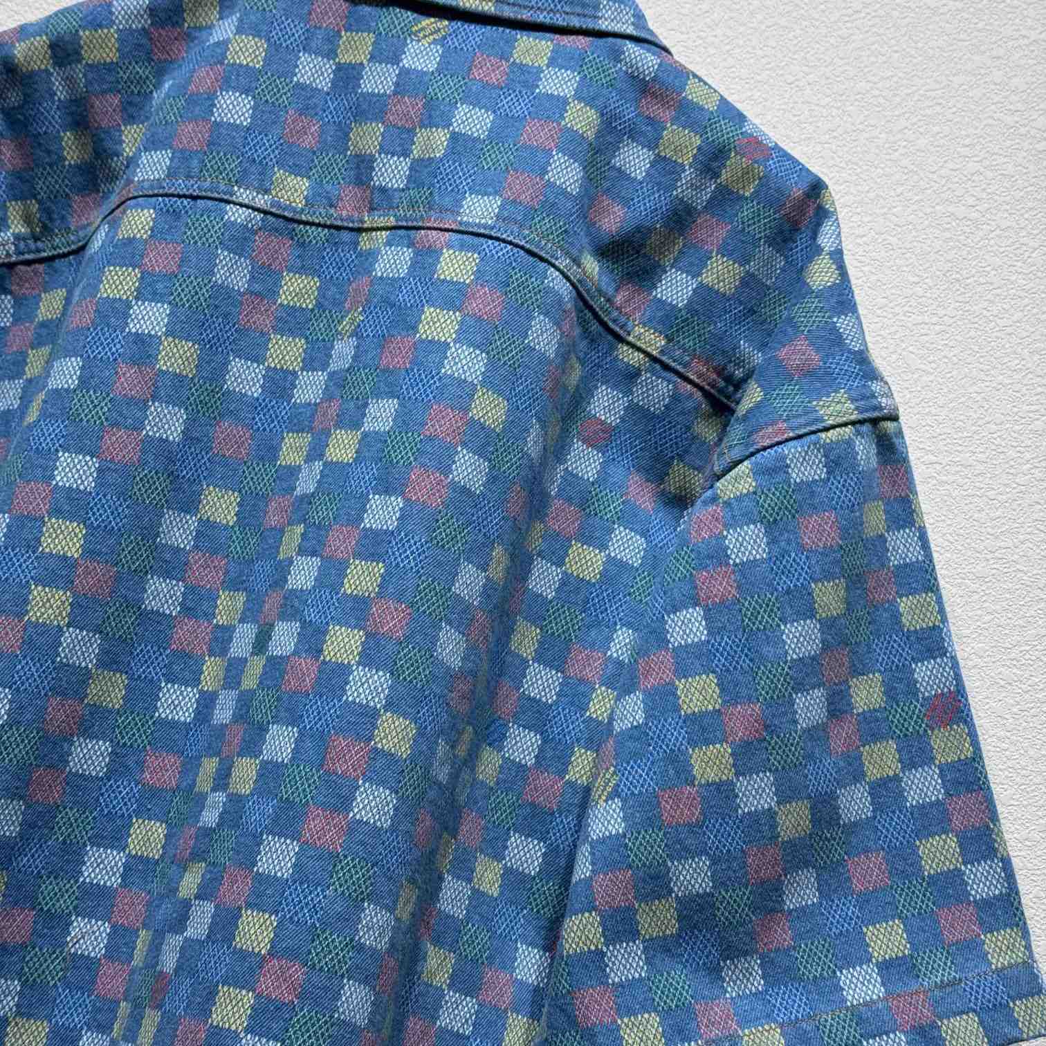 Louis Vuitton Damier Short-Sleeved Shirt  - DesignerGu
