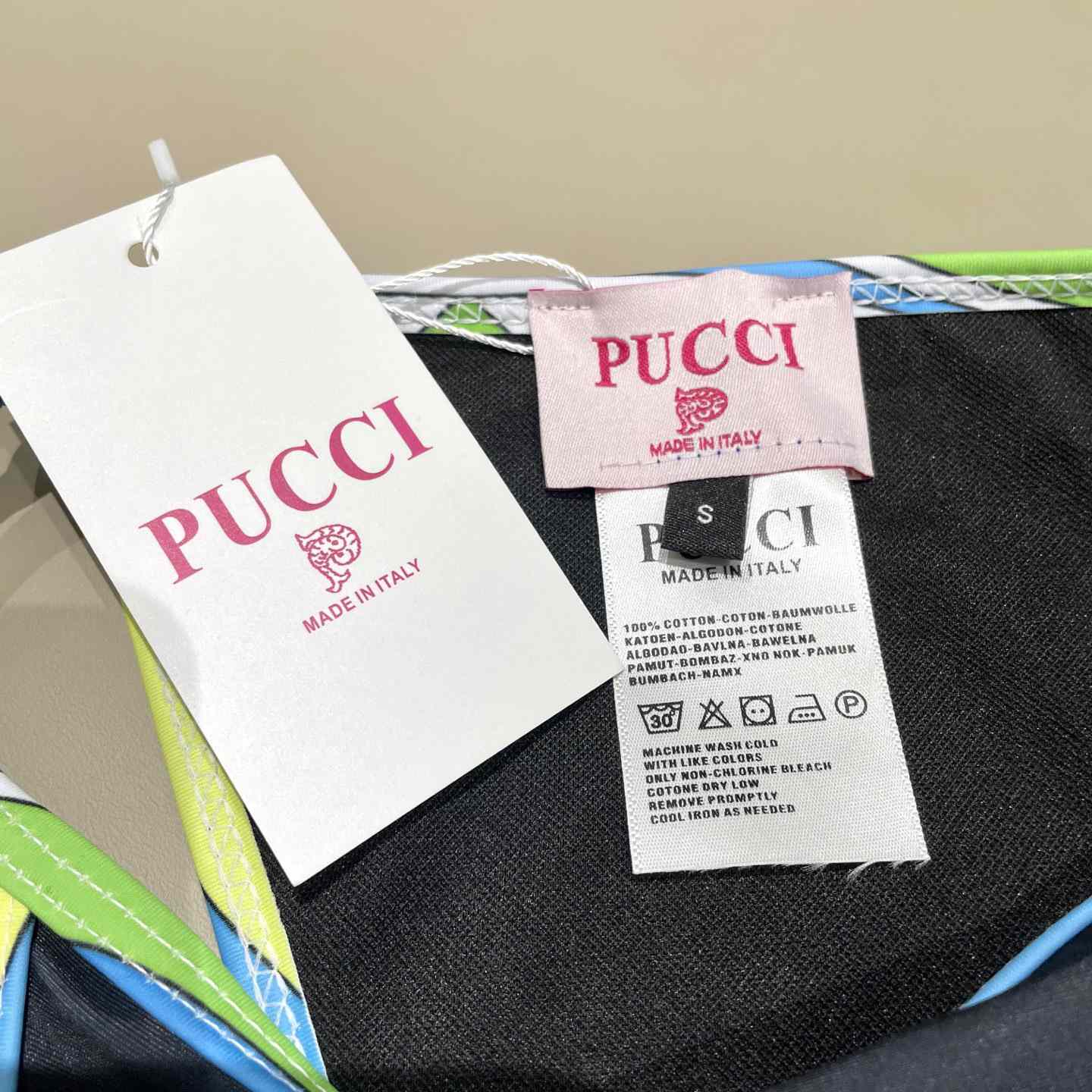 Pucci Iride-Print Bikini Top And Bikini Briefs - DesignerGu