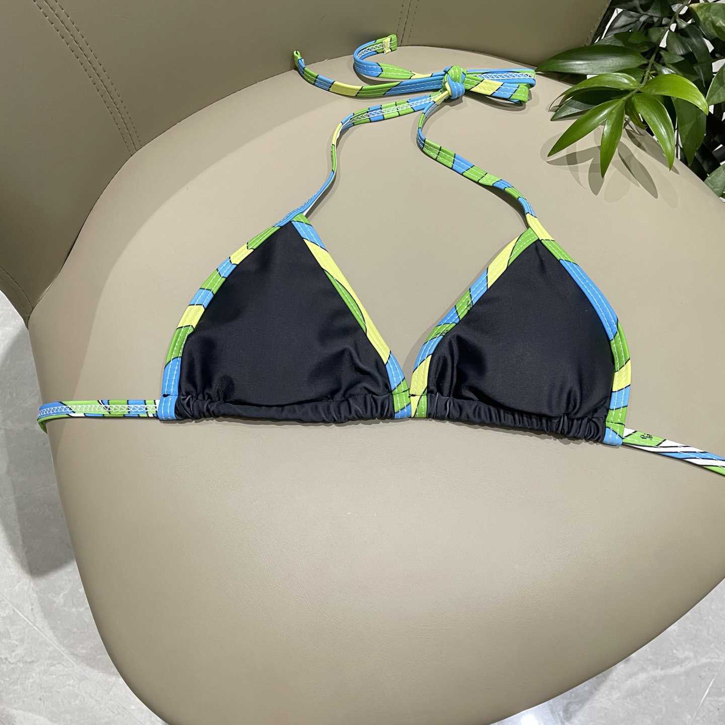Pucci Iride-Print Bikini Top And Bikini Briefs - DesignerGu