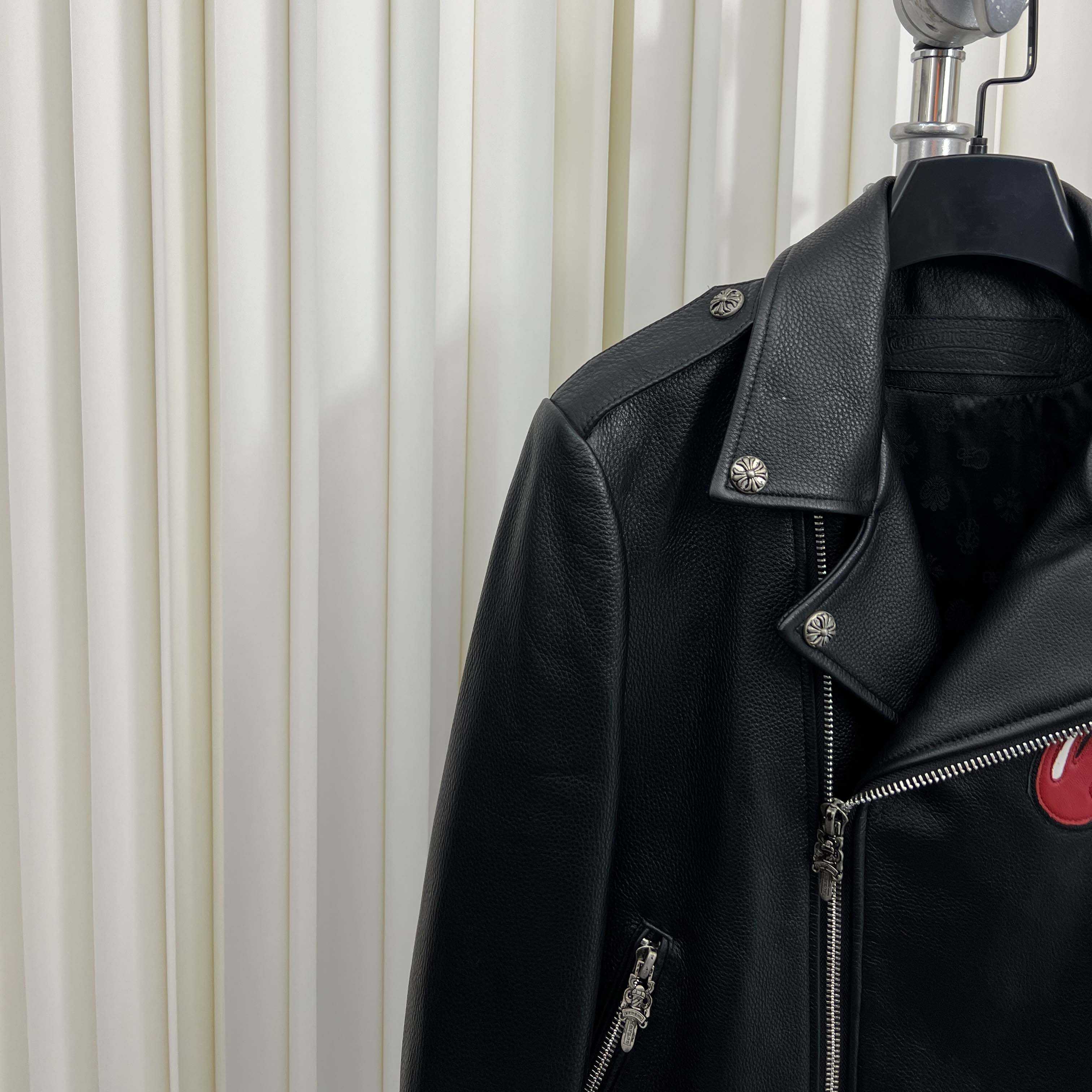 Chrome Hearts Leather Jacket - DesignerGu