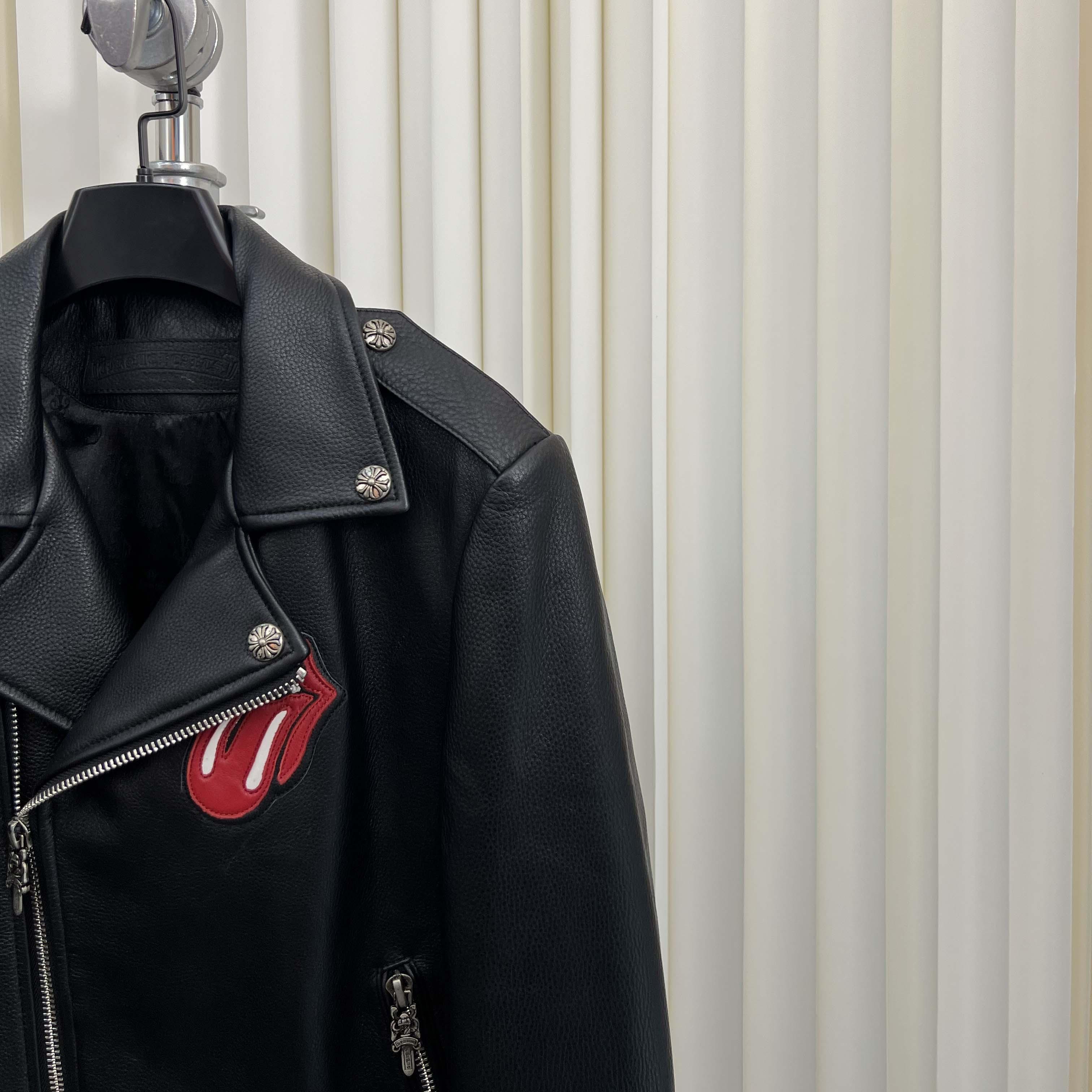Chrome Hearts Leather Jacket - DesignerGu