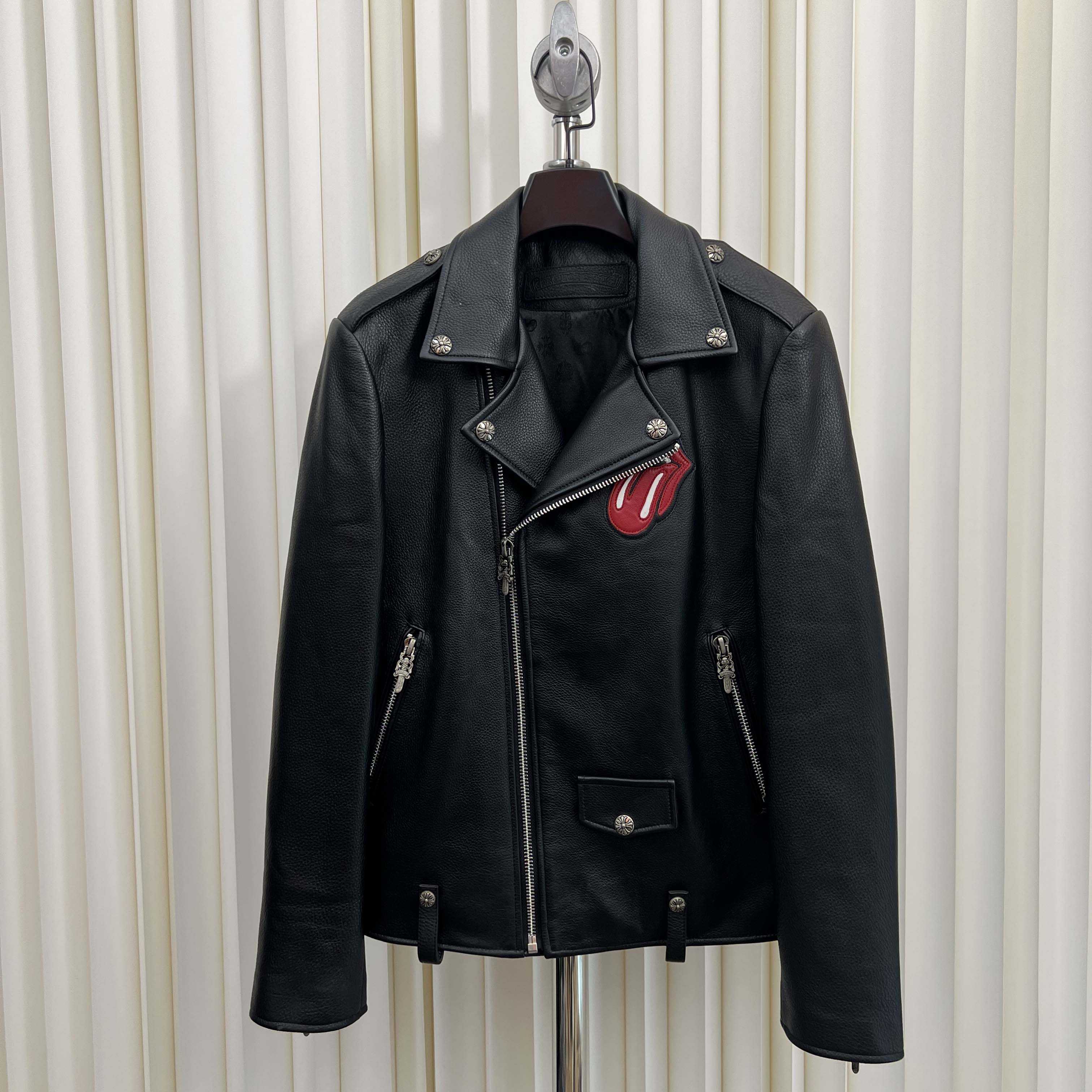 Chrome Hearts Leather Jacket - DesignerGu