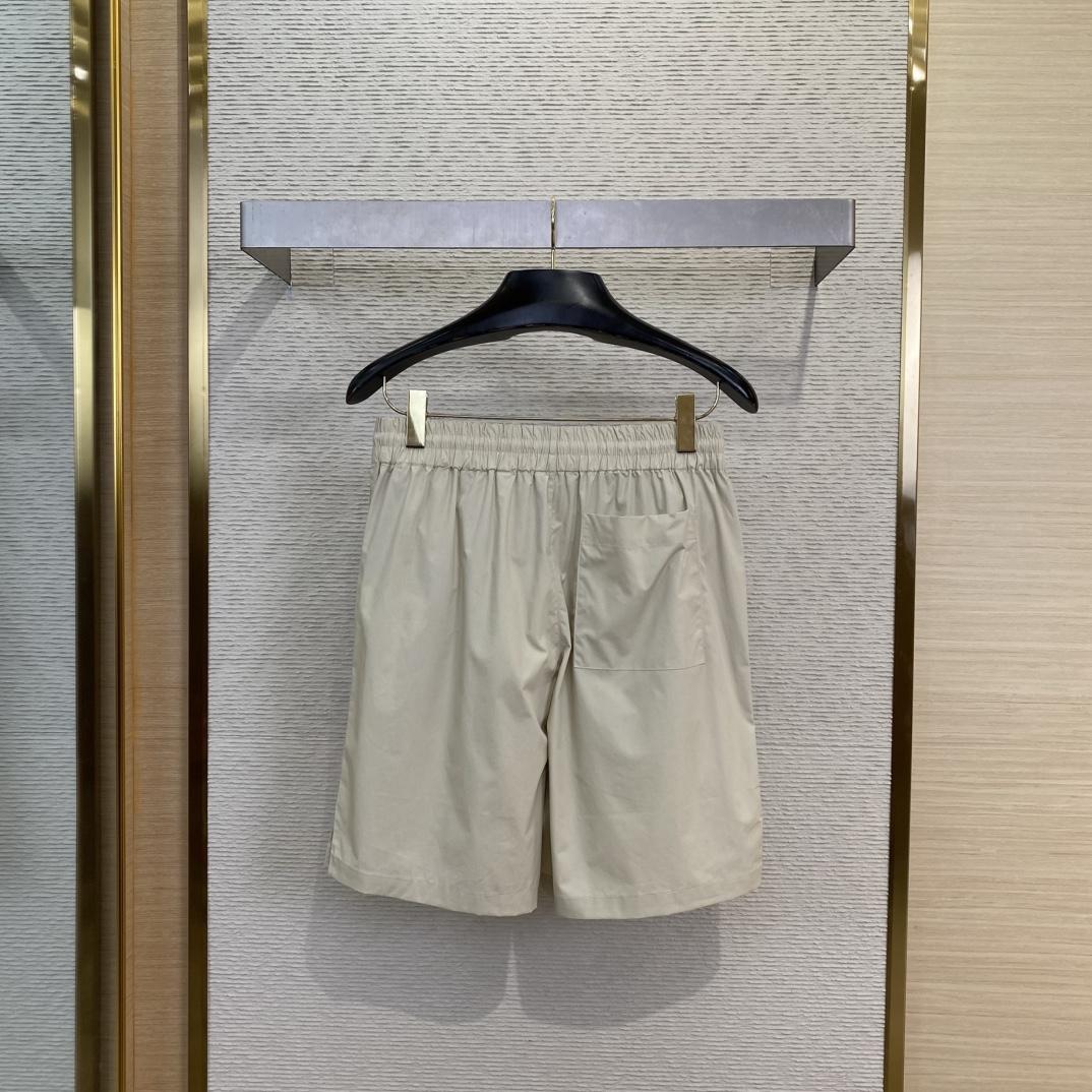Burberry Knot Logo Cotton Shorts - DesignerGu