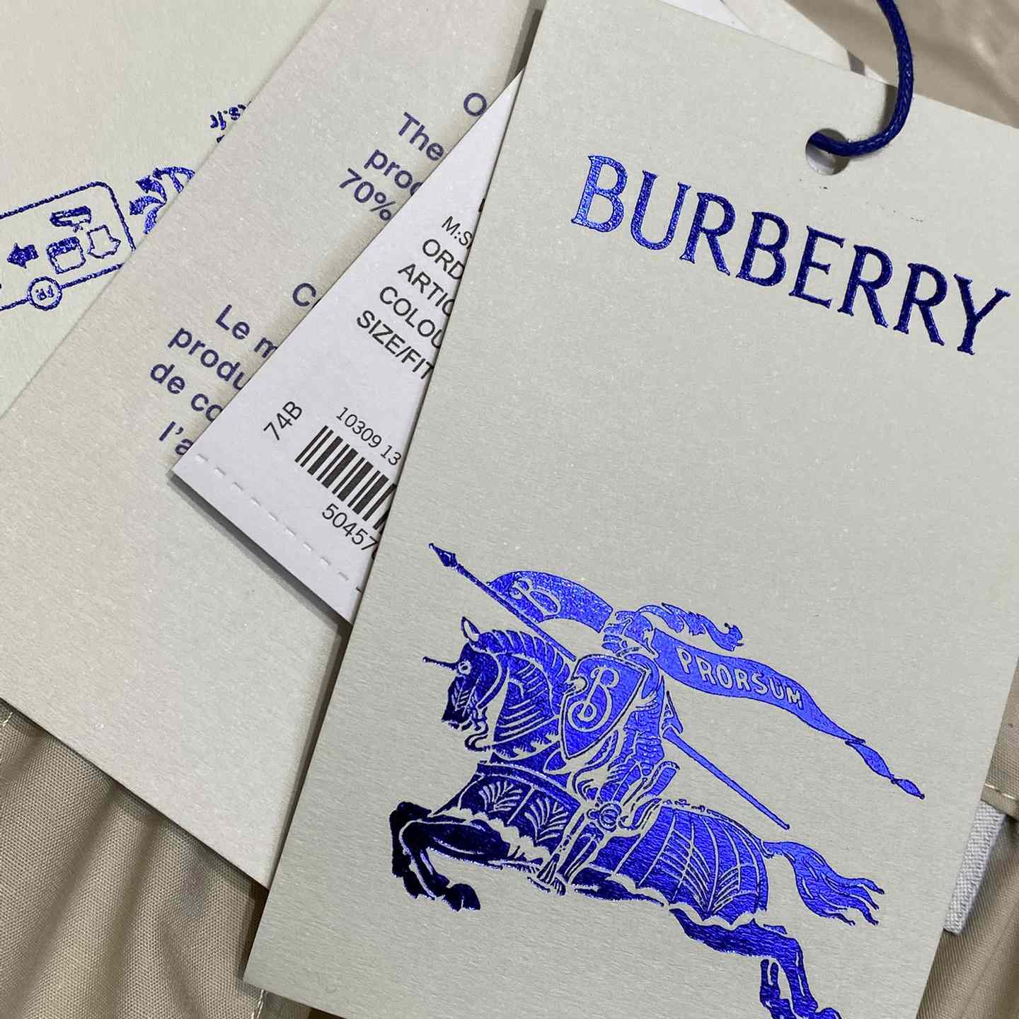 Burberry Knot Logo Cotton Shorts - DesignerGu
