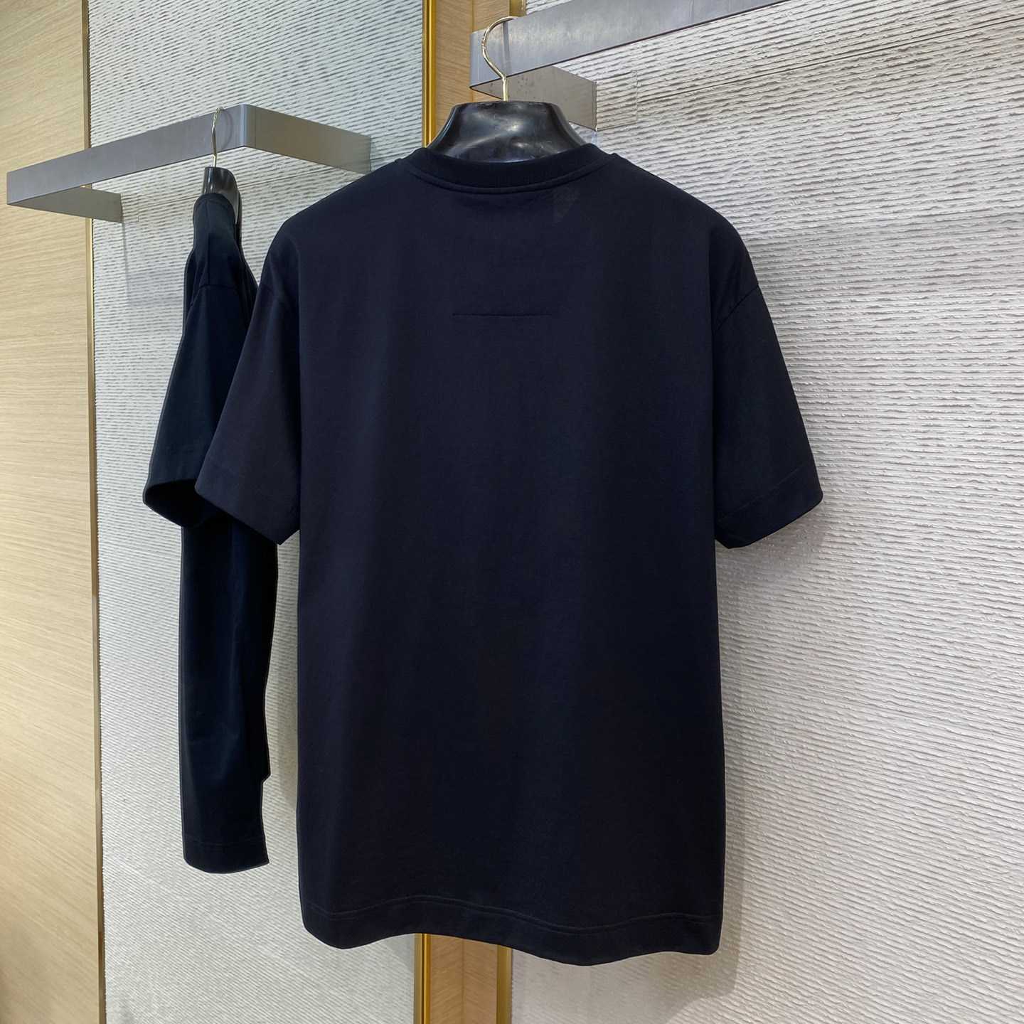 Givenchy T-shirt In Cotton With HG Embroidery - DesignerGu