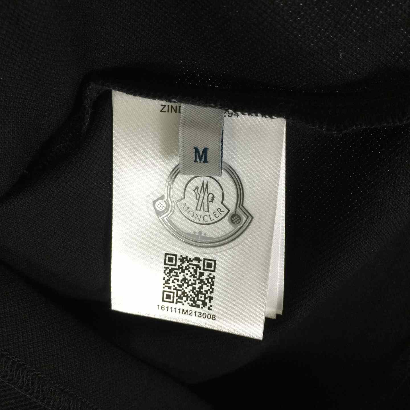 Moncler Logo Cotton Polo Shirt - DesignerGu