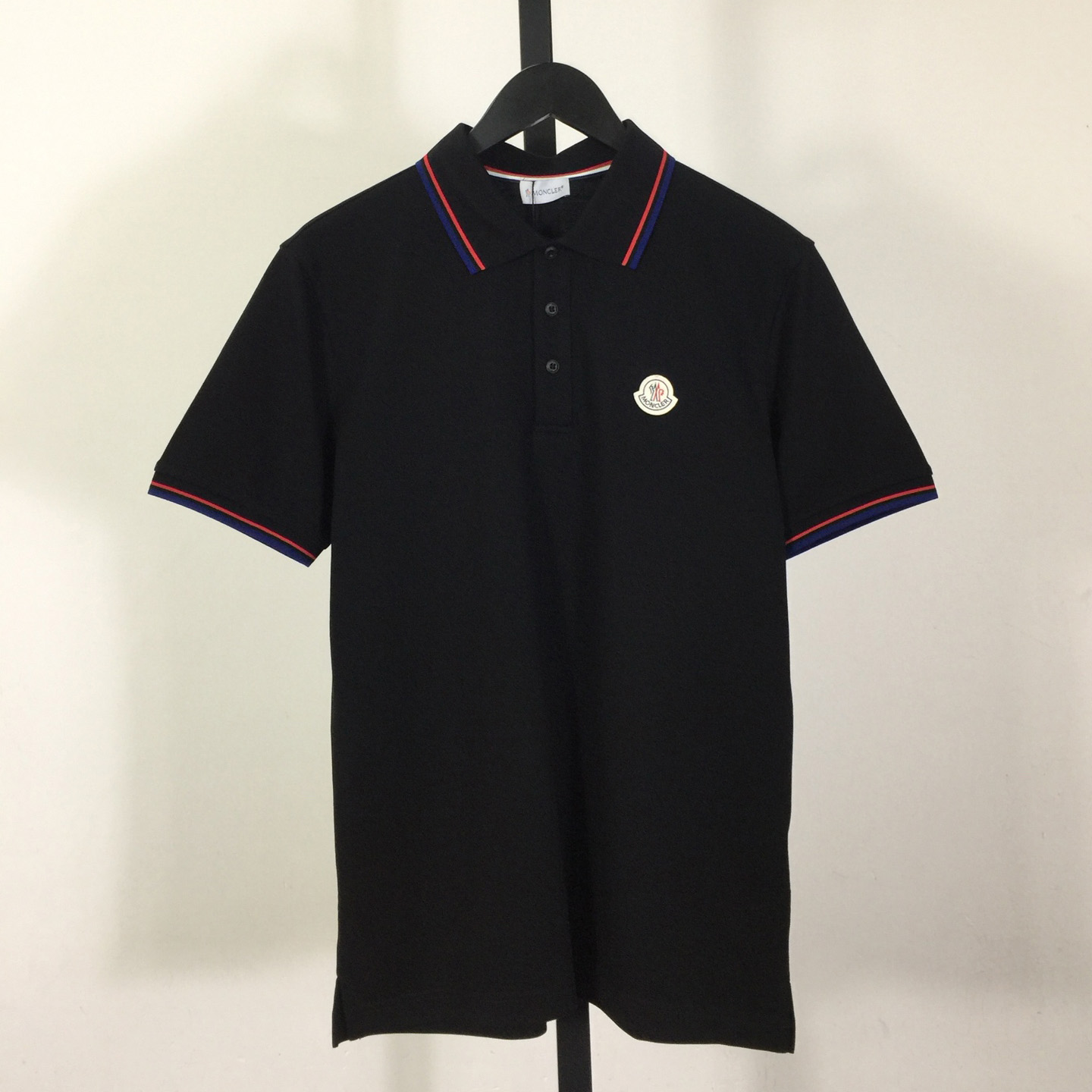 Moncler Logo Cotton Polo Shirt - DesignerGu