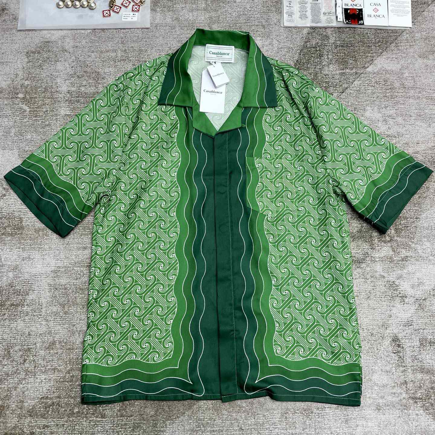 Casablanca Column-monogram Shirt  CA3518 - DesignerGu