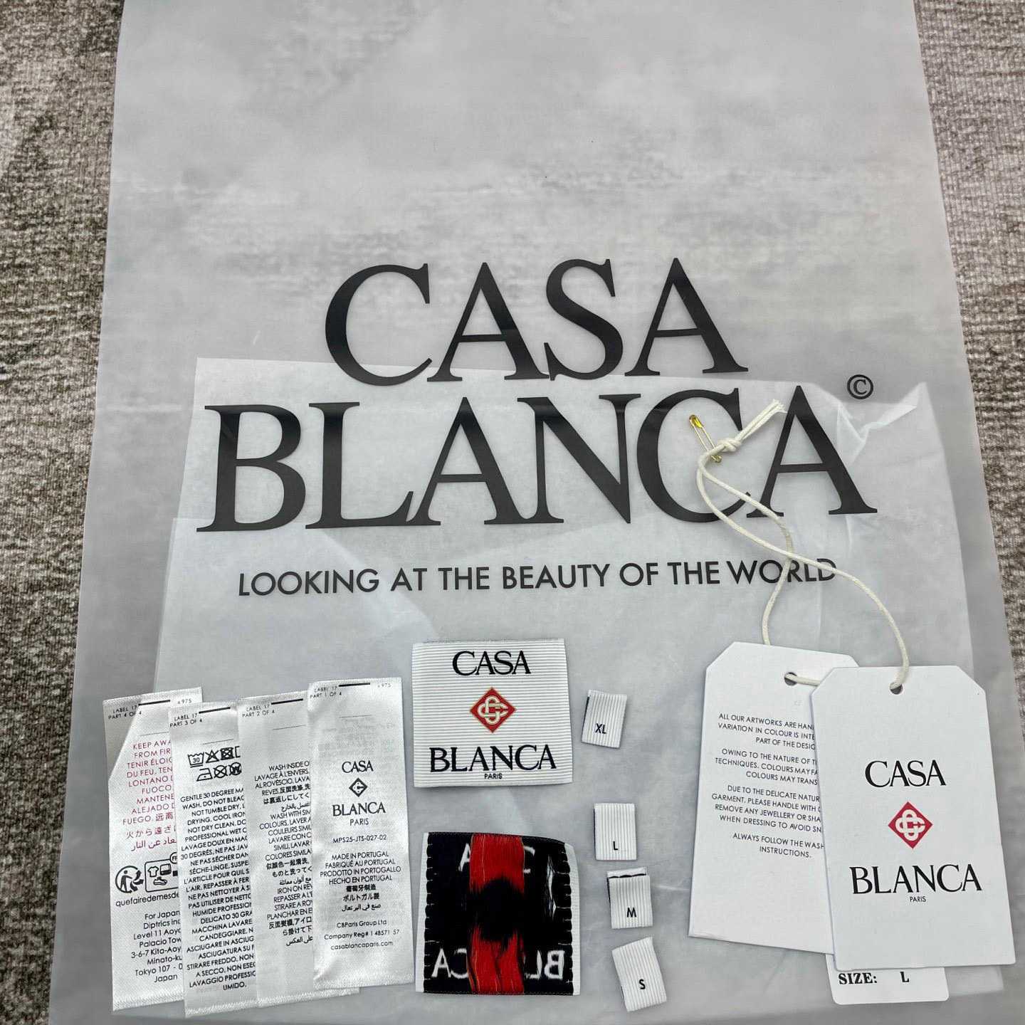 Casablanca Gradient Casa Logo T-Shirt   C986 - DesignerGu