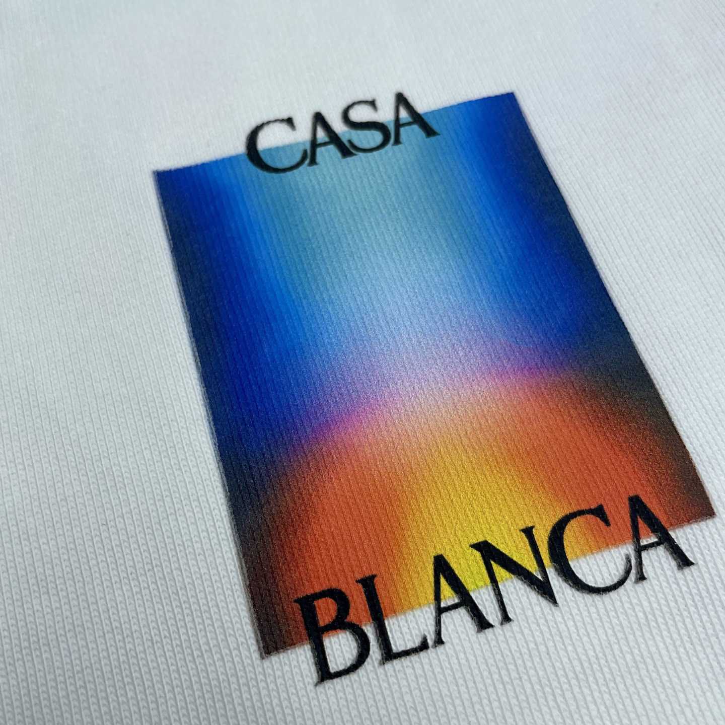 Casablanca Gradient Casa Logo T-Shirt   C986 - DesignerGu