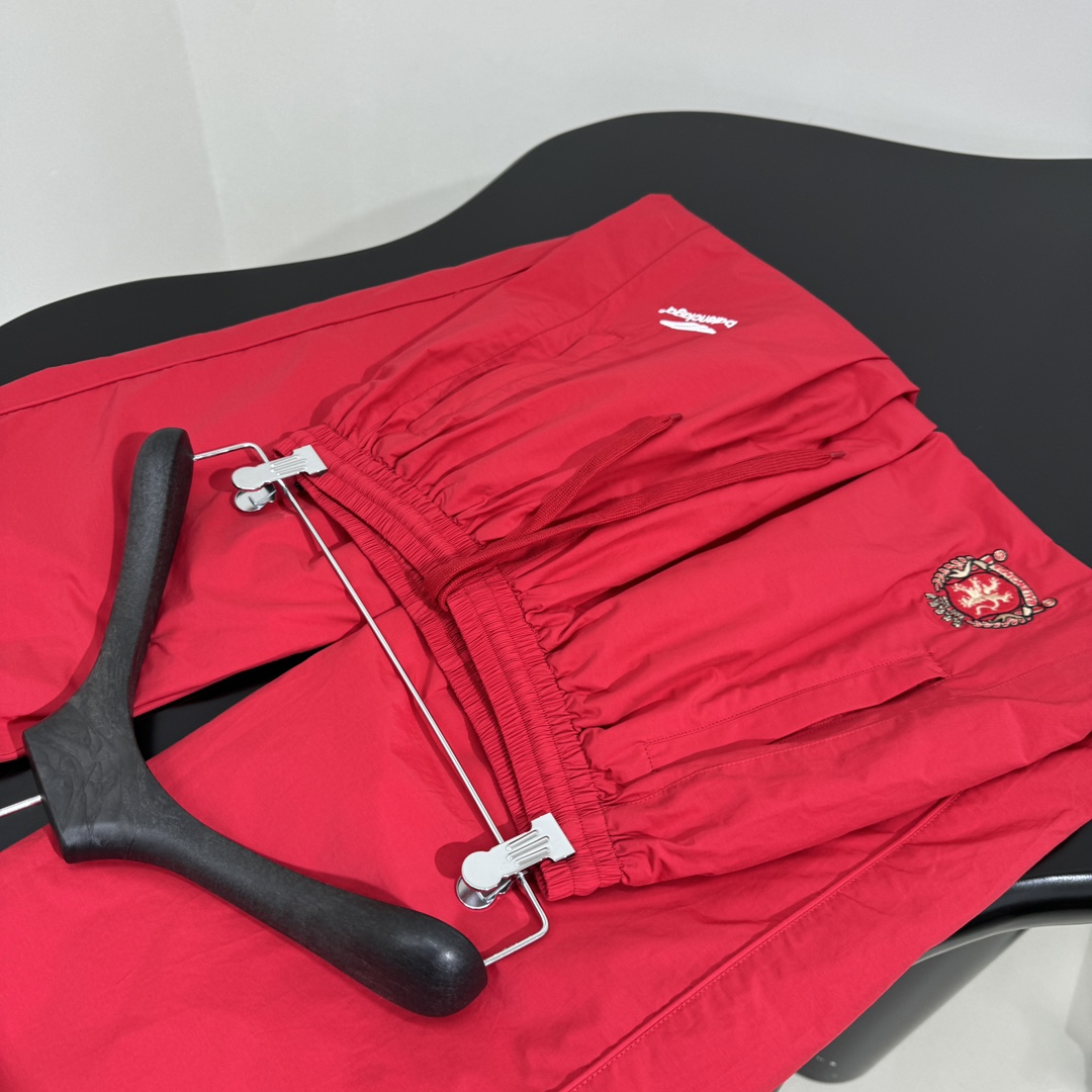 Balenciaga Paris Soccer Tracksuit Pant In Red - DesignerGu