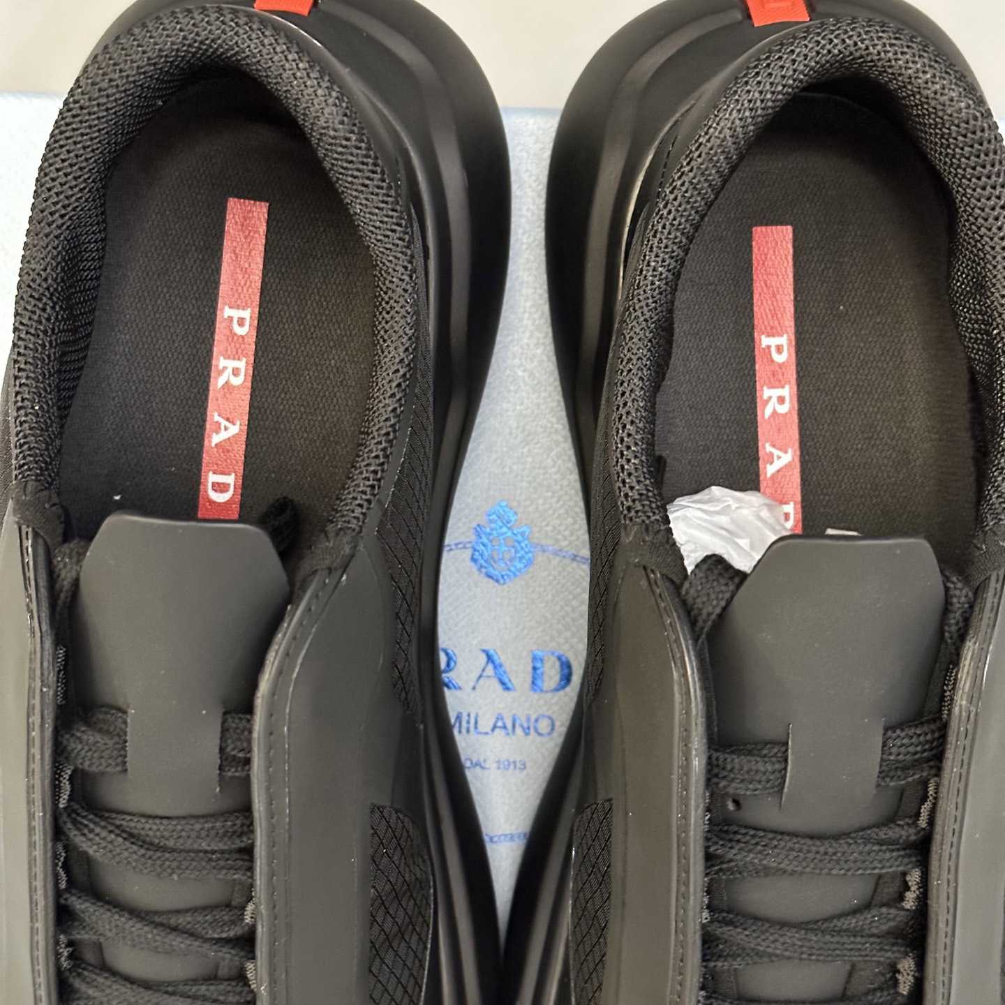 Prada America's Cup Re-Nylon And Bike Fabric Sneakers - DesignerGu