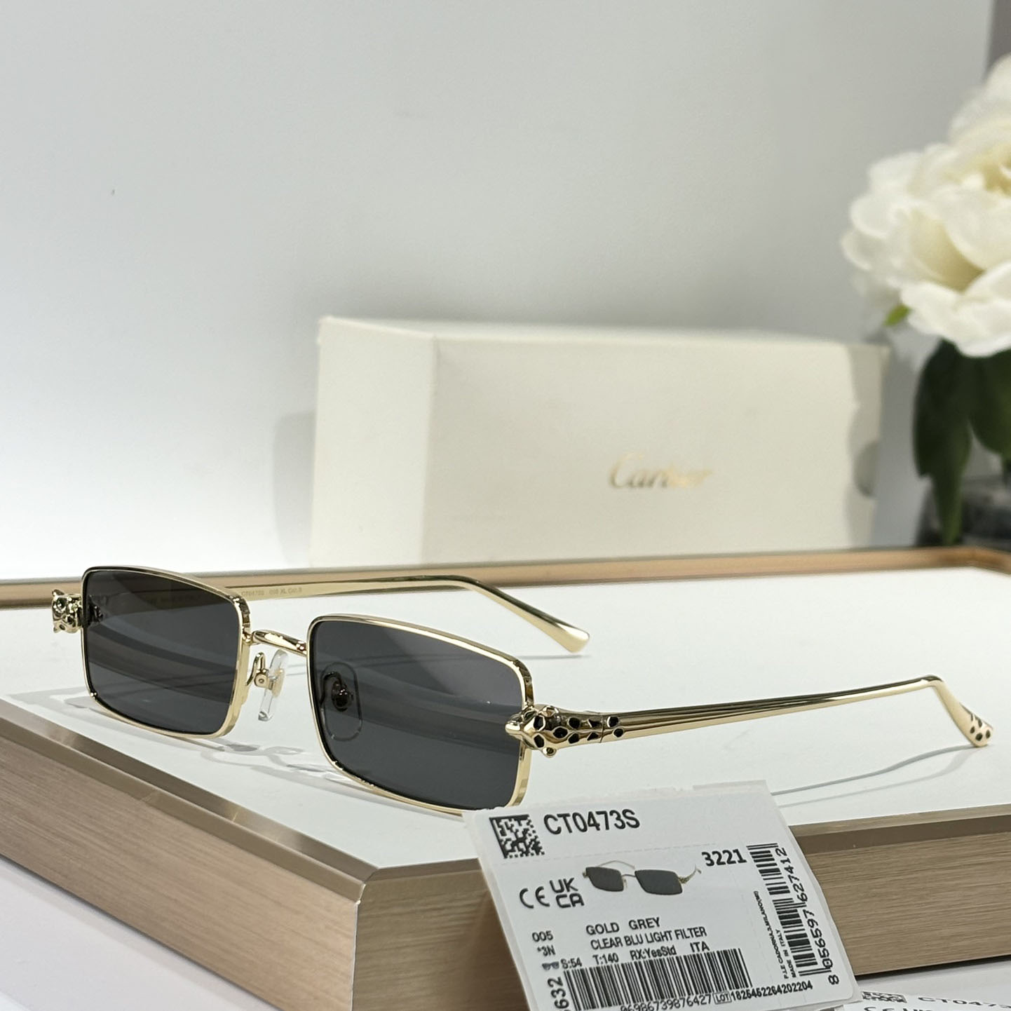 CartierRrectangle-frame Sunglasses   CT0473S - DesignerGu