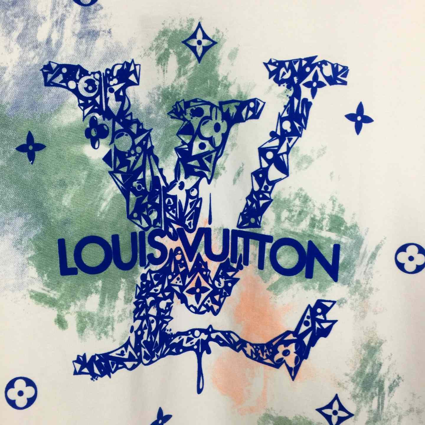 Louis Vuitton Tie - Dyed Cotton T-Shirt     - DesignerGu
