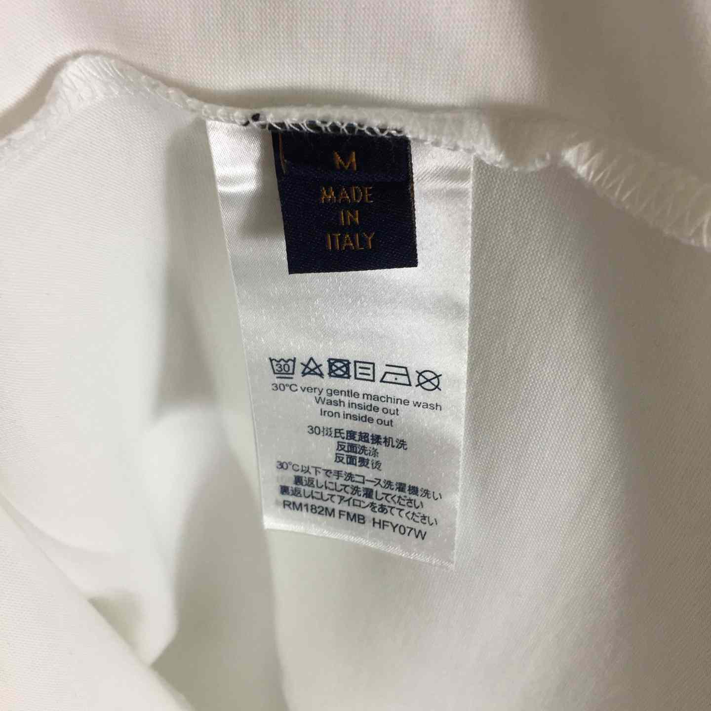 Louis Vuitton Tie - Dyed Cotton T-Shirt     - DesignerGu