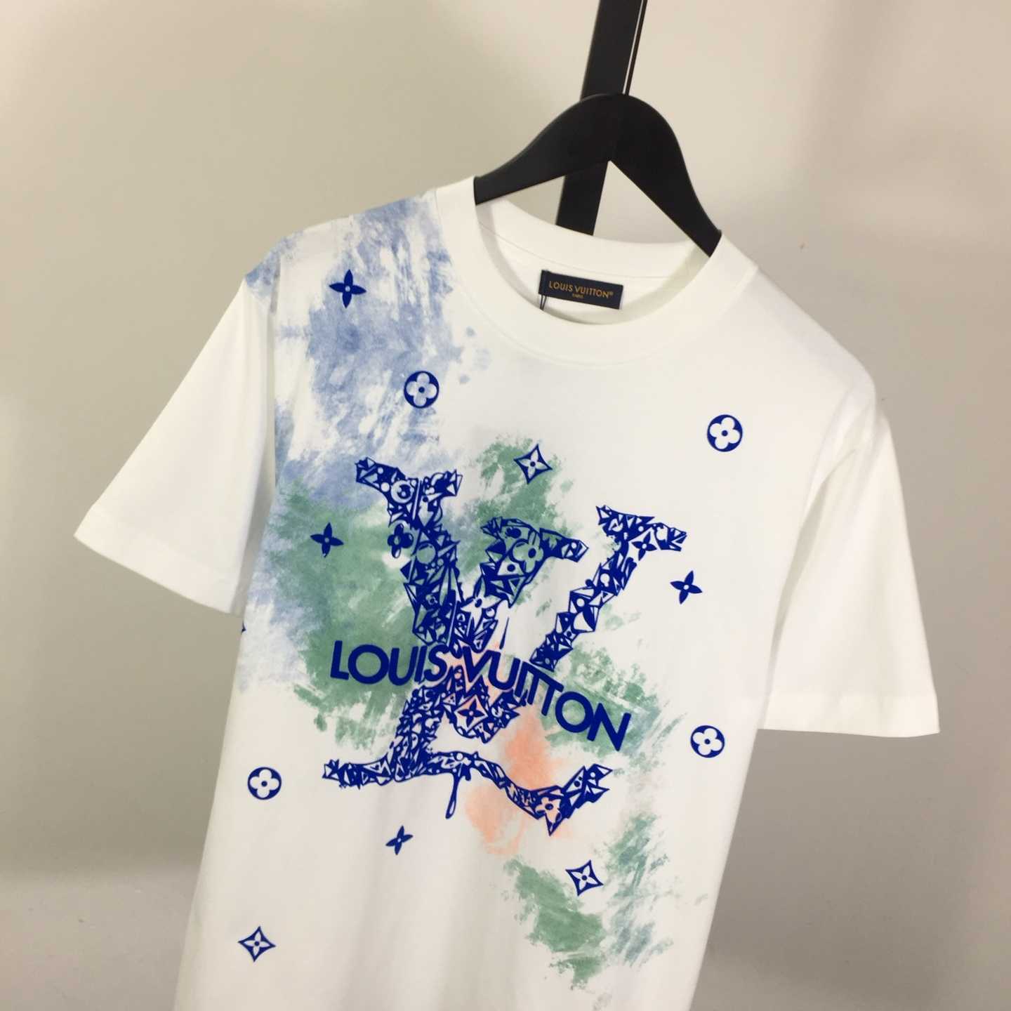 Louis Vuitton Tie - Dyed Cotton T-Shirt     - DesignerGu