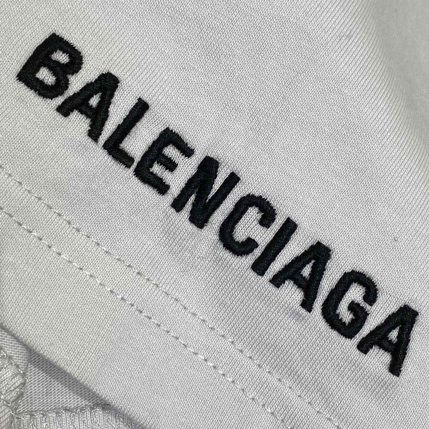 Balenciaga Hi There + Dripley T-Shirt Medium Fit In Dirty White - DesignerGu