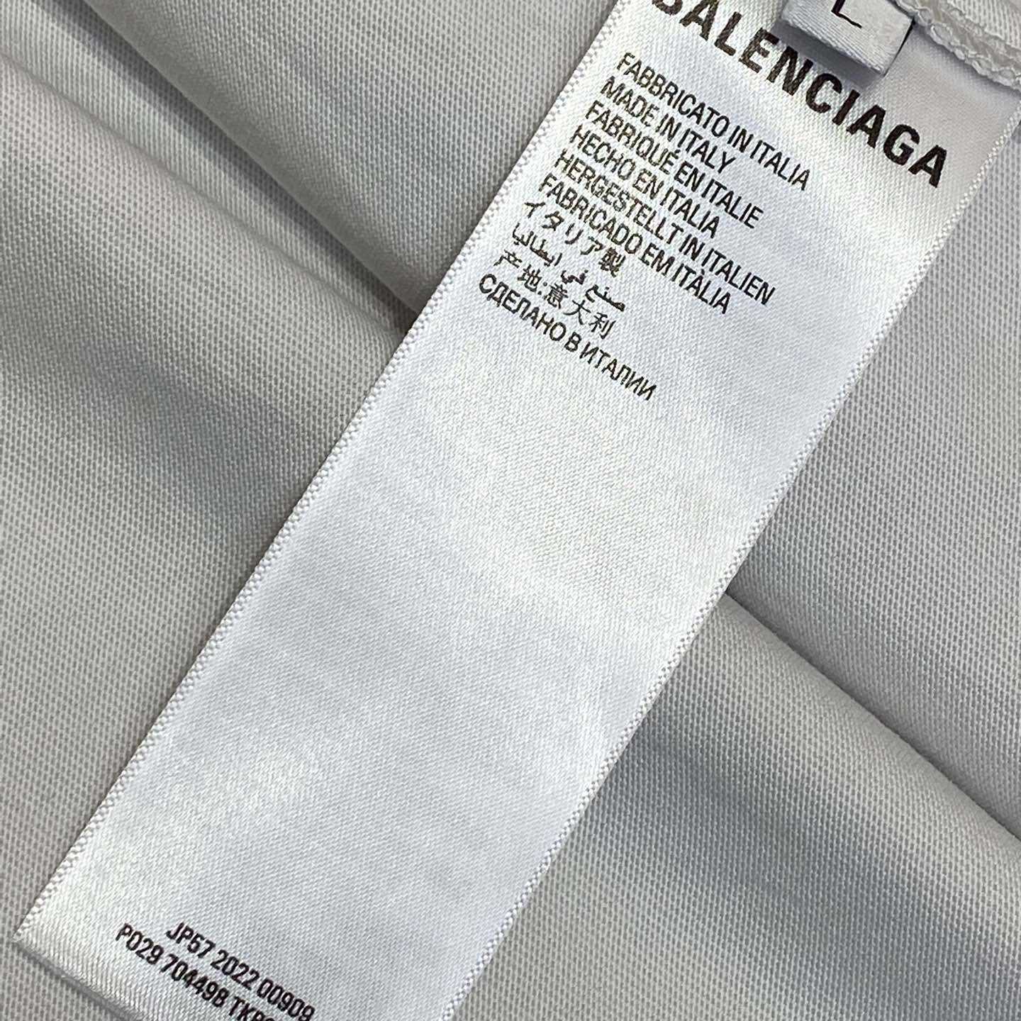Balenciaga Hi There + Dripley T-Shirt Medium Fit In Dirty White - DesignerGu