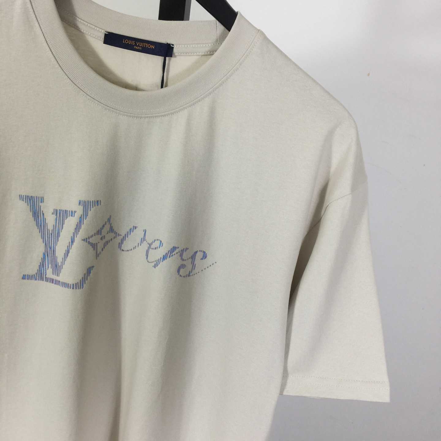 Louis Vuitton LV Vers Cotton T-Shirt     - DesignerGu