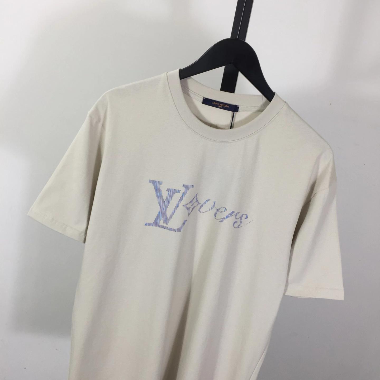 Louis Vuitton LV Vers Cotton T-Shirt     - DesignerGu