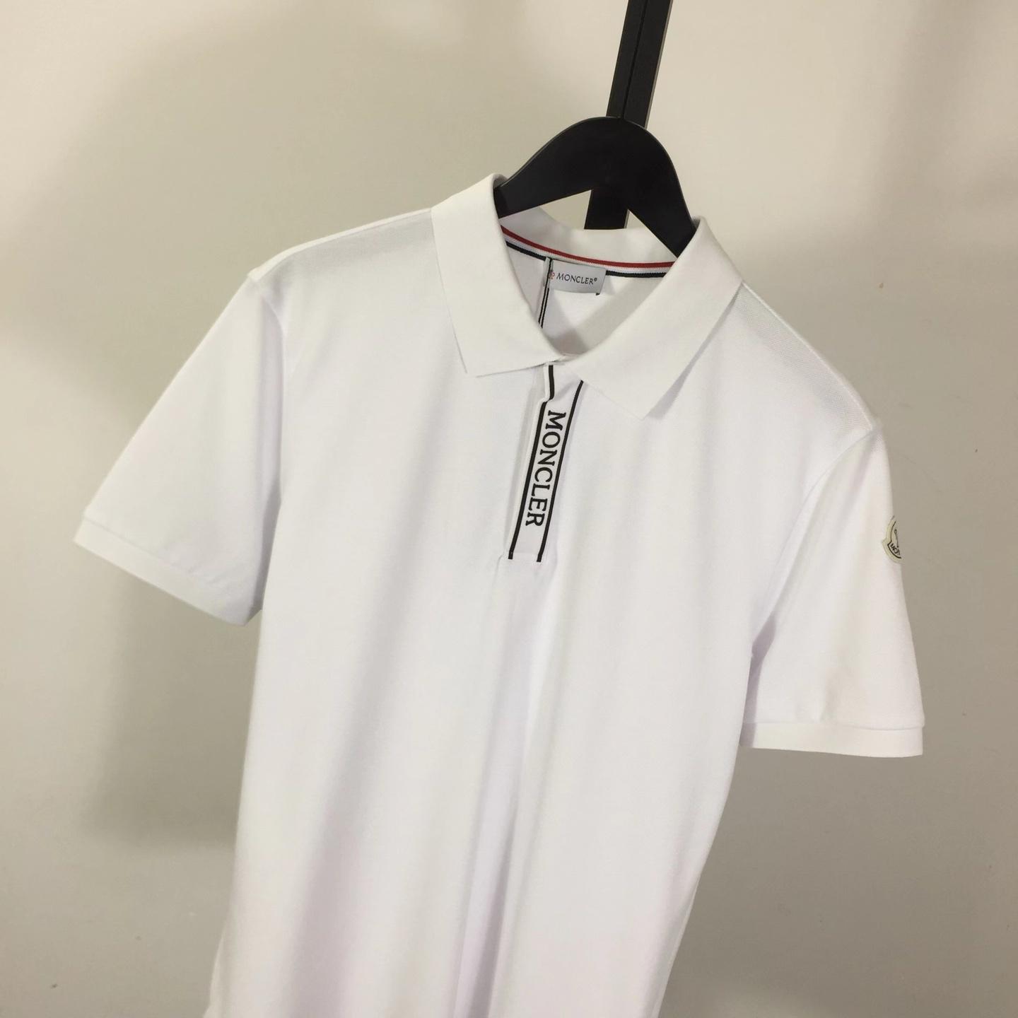 Moncler Tipped Cotton Piqué Polo - DesignerGu