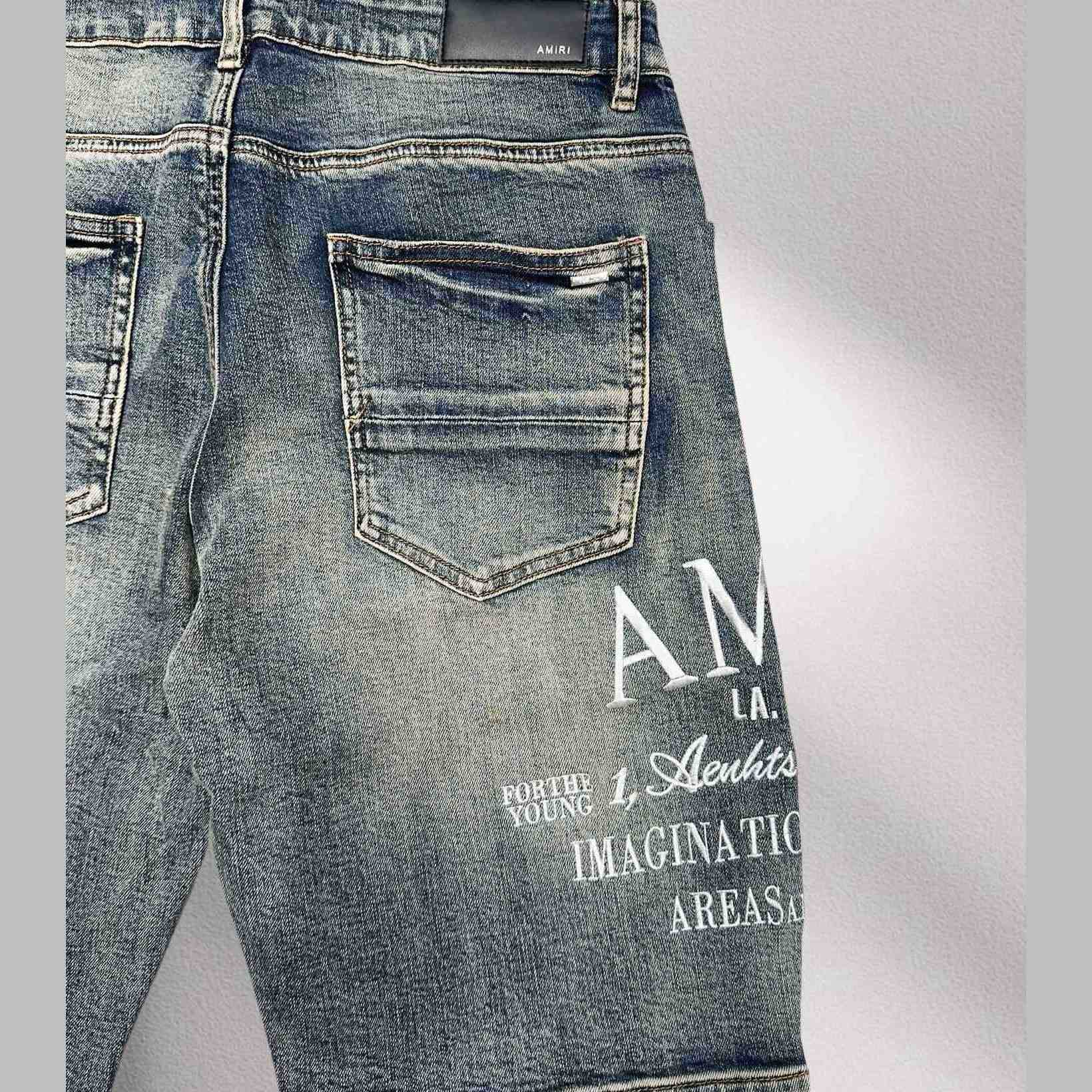Amiri Denim Shorts     8002 - DesignerGu