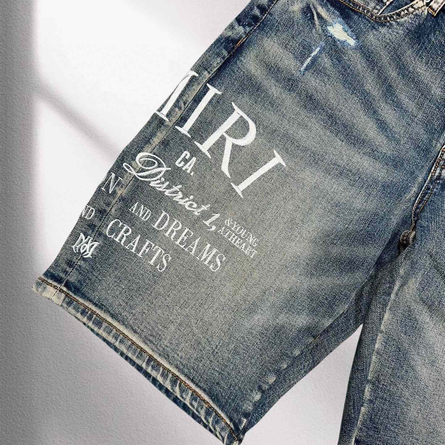Amiri Denim Shorts     8002 - DesignerGu