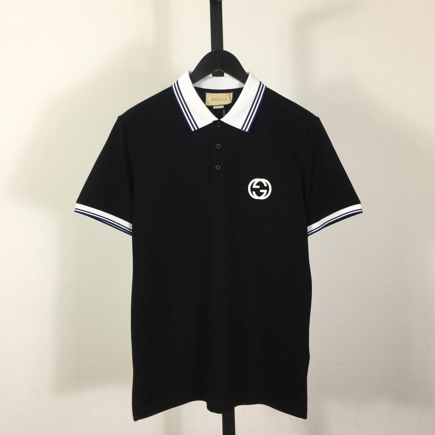 Gucci Interlocking G piqué polo shirt - DesignerGu
